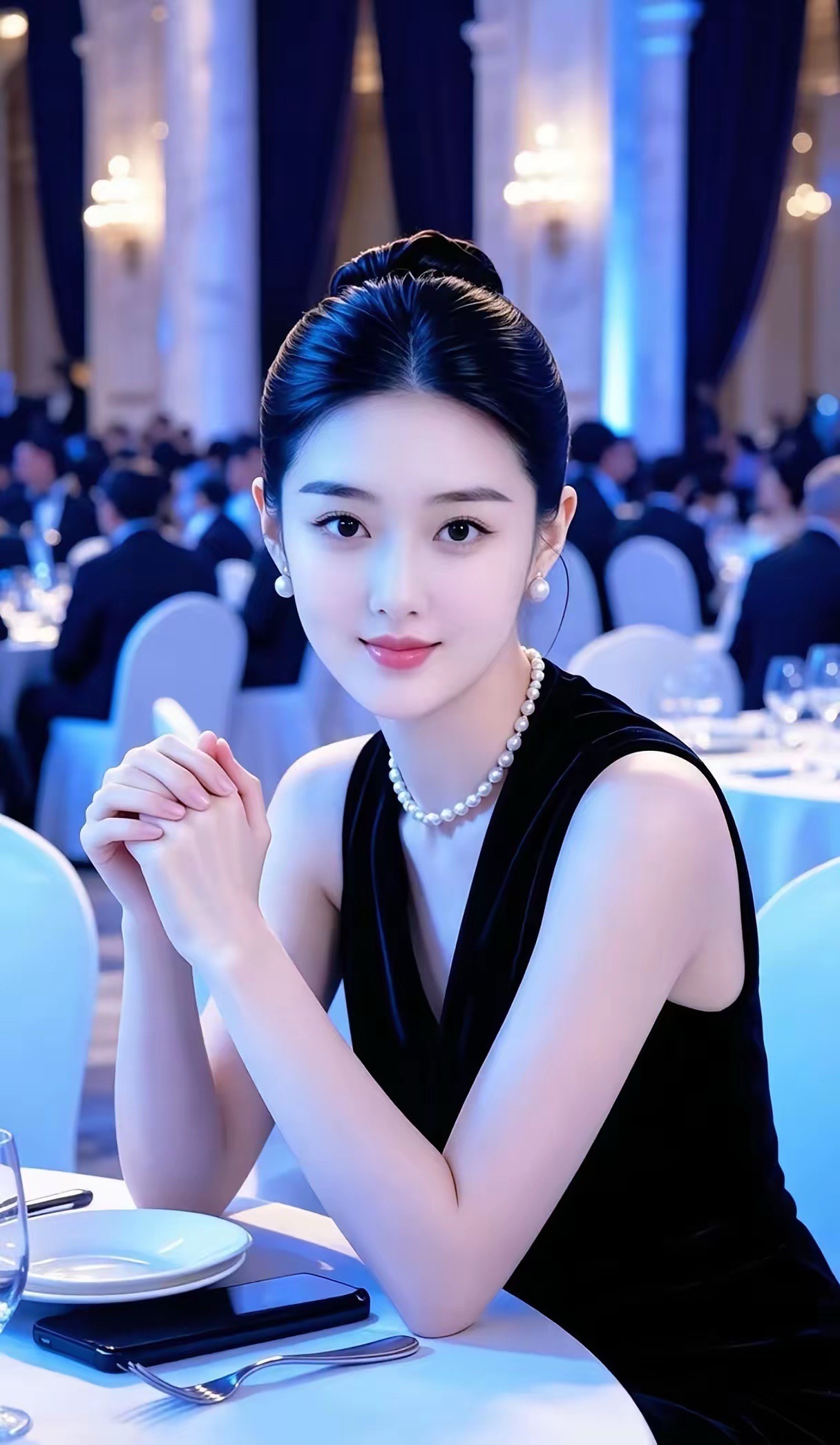 美得干净有风骨，温婉韵如兰，女神！我​​​