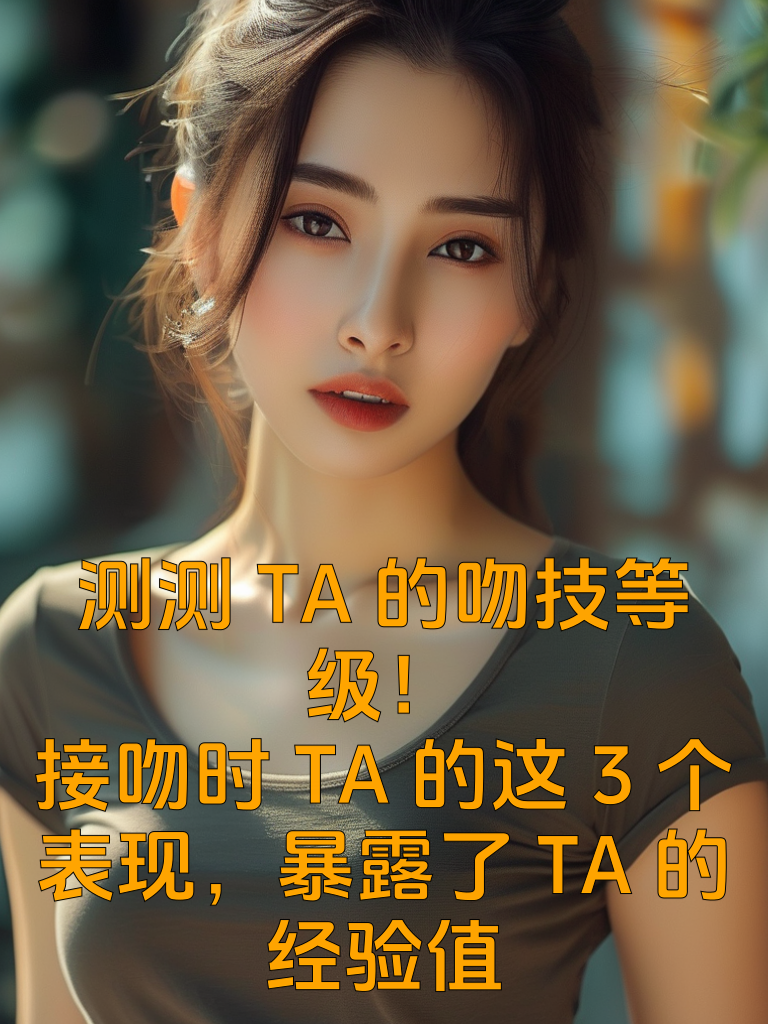 测测TA的吻技等级！接吻时TA的这3个表现，暴露了TA的经验值