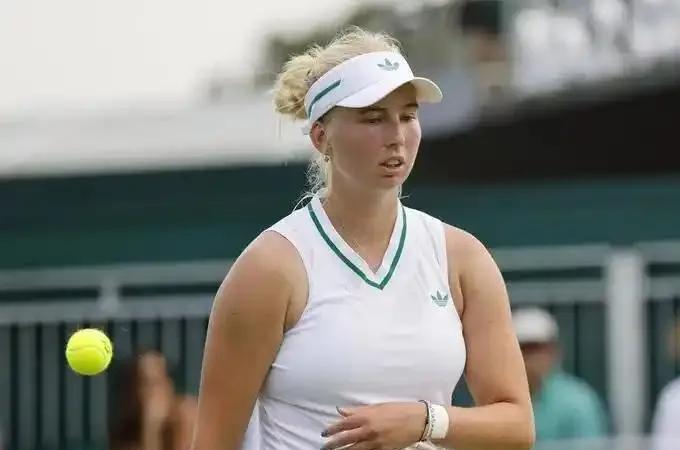 刚刚结束了一场WTA1000蒙特利尔站女单1/8决赛，赛会16号种子、丹麦22岁