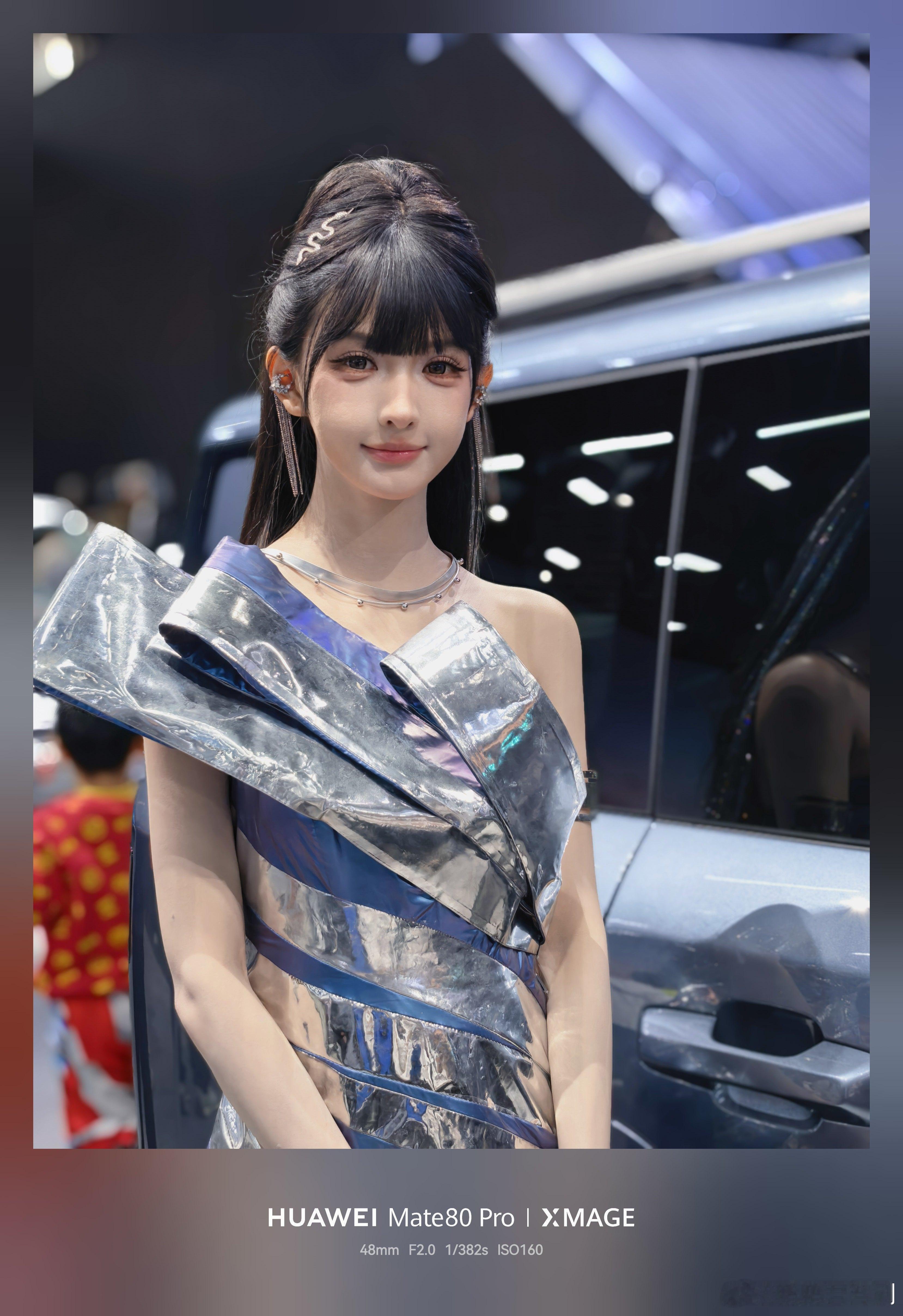 华为Mate80人像模式第二弹！在广州车展上试了试Mate80Pro的人像