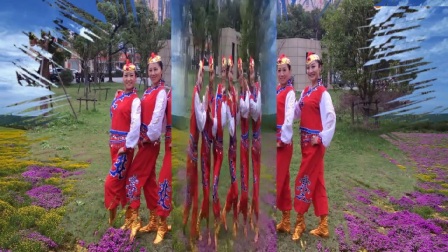 广场舞站在草原望北京 车板镇舞蹈队 红江广场