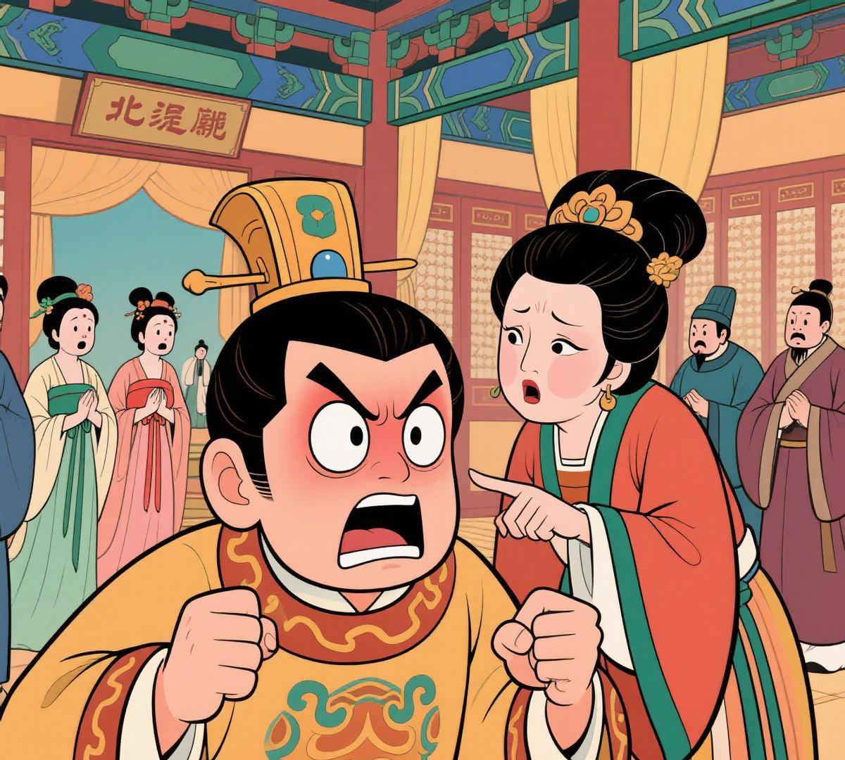 现代家庭拌嘴床头和，北齐皇帝被妈骂两句，竟把亲妈“嫁”给胡人？疯癫操作吓傻百