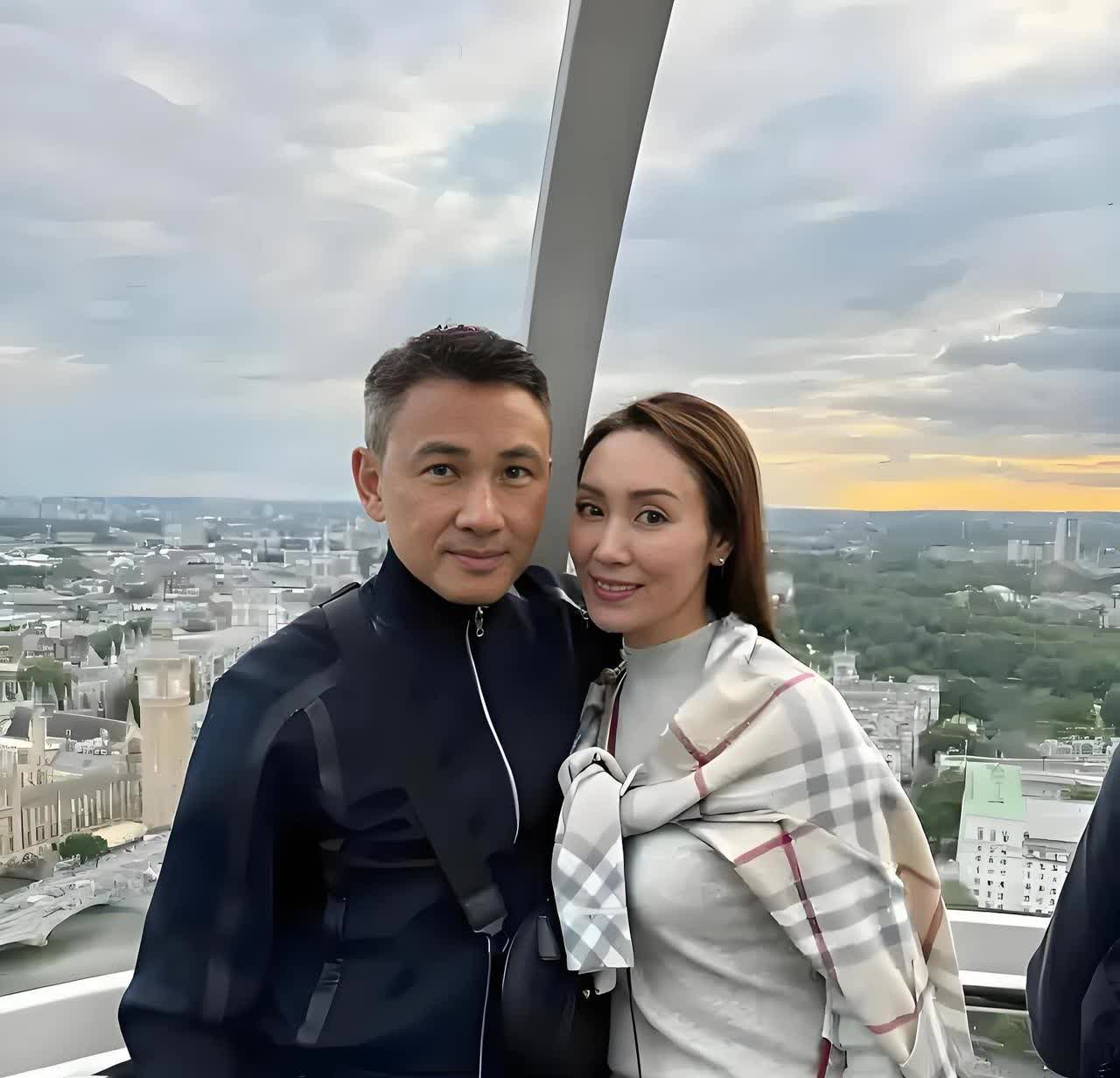 郭可盈一家在欧洲旅游，女儿林天若身材高挑，大长腿超吸引眼球，网友直言：美貌更胜其