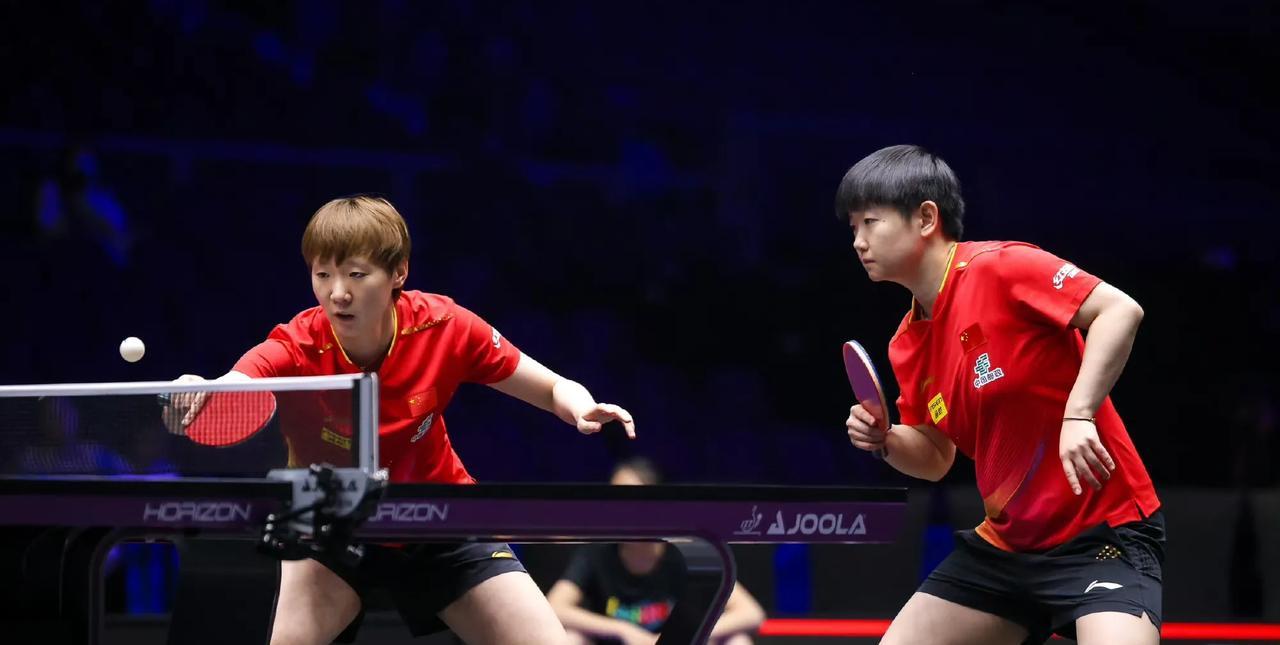 孙颖莎/王曼昱晋级女双决赛WTT美国大满贯女双半决赛，刚刚结束一场比赛，经过比