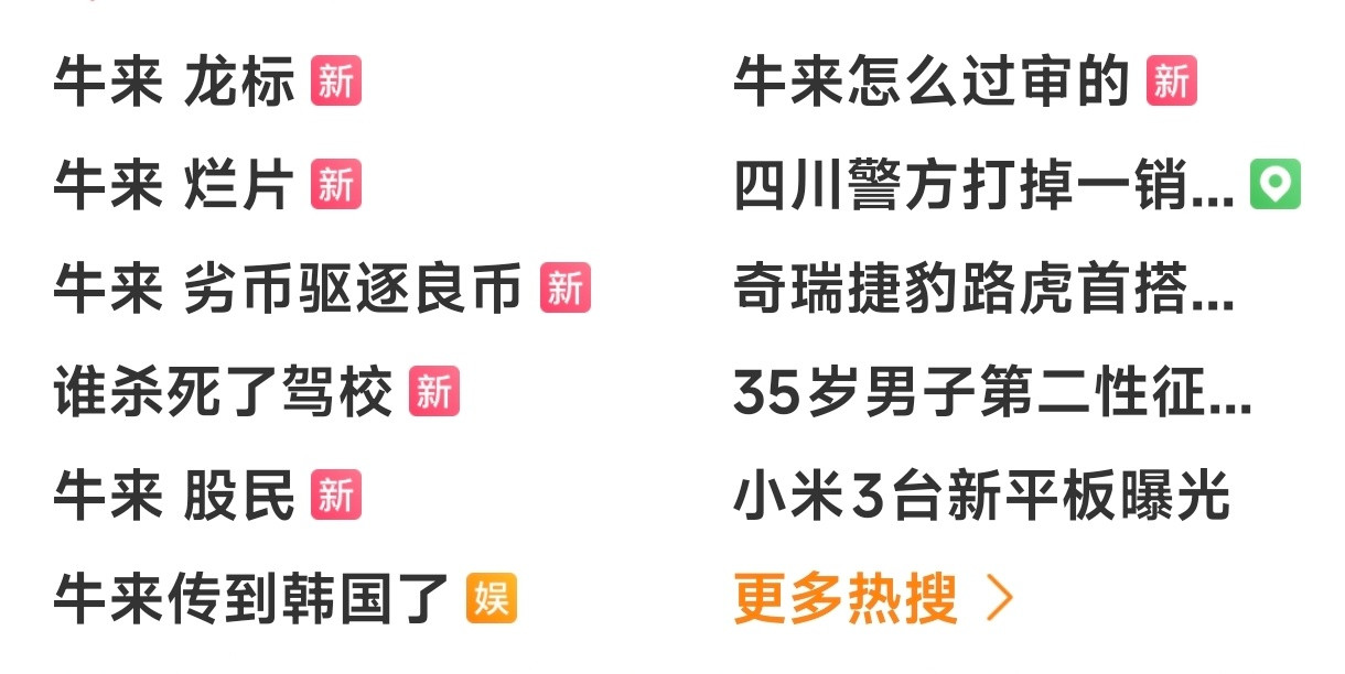 牛来龙标我去，这热搜是捅了牛奶窝了吗……一部烂片而已，炒这么高热度•ᴗ•💧