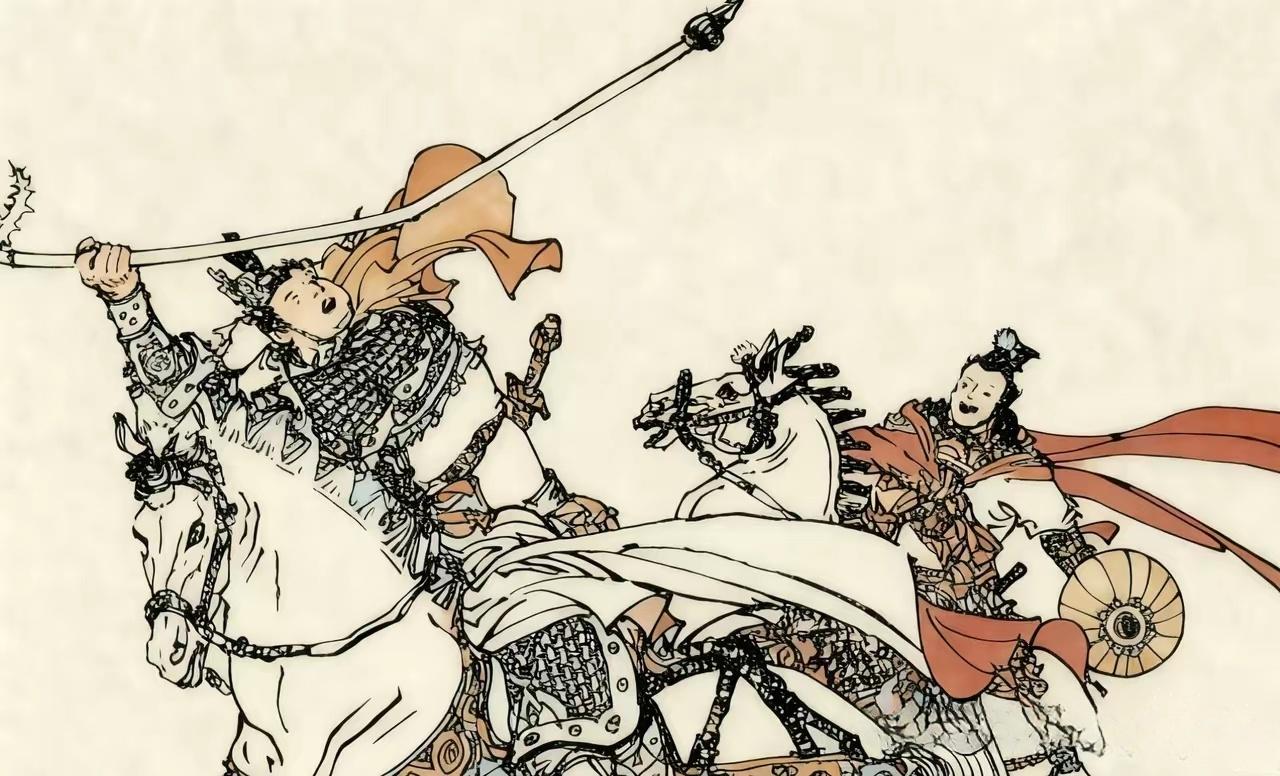 李元霸金殿上问炀帝：谁是无敌将军？宇文成都站出：在下便是。说罢，走到午...