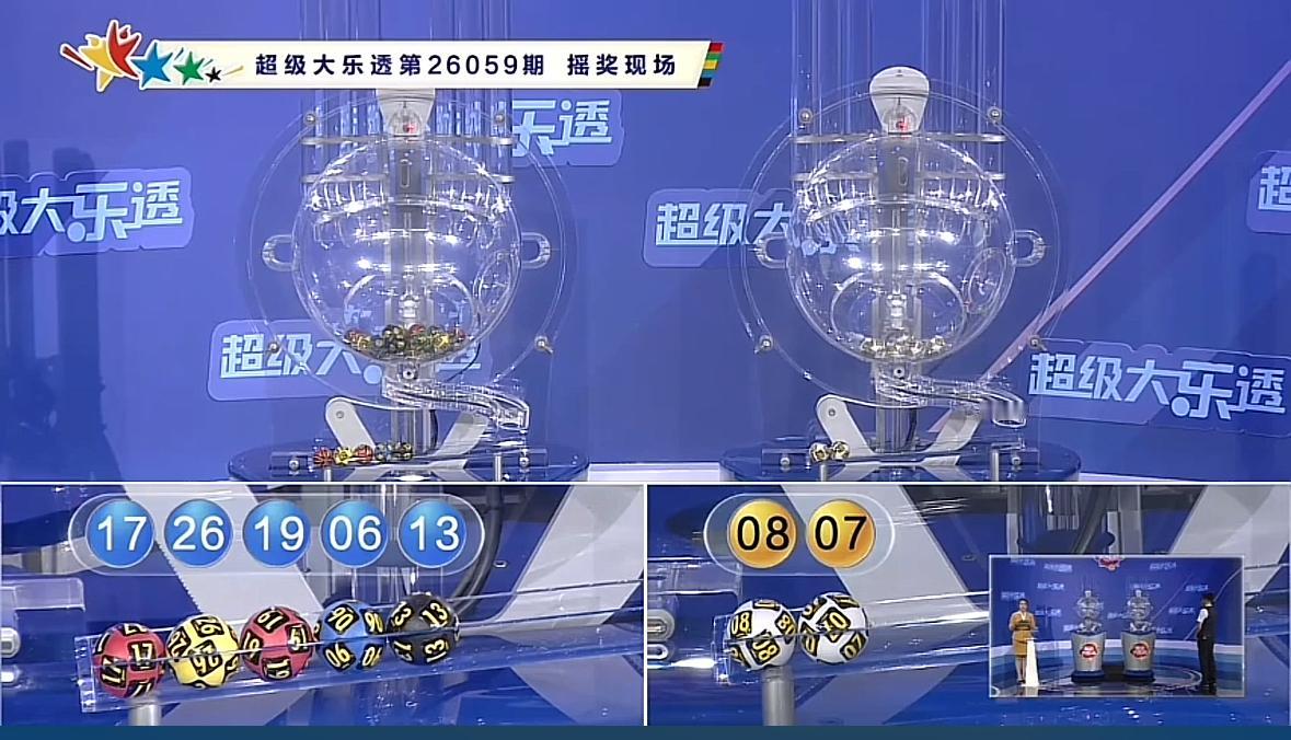 大乐透26059期开奖！前区斜连码+重号，后区连号齐现。大乐透第26059期