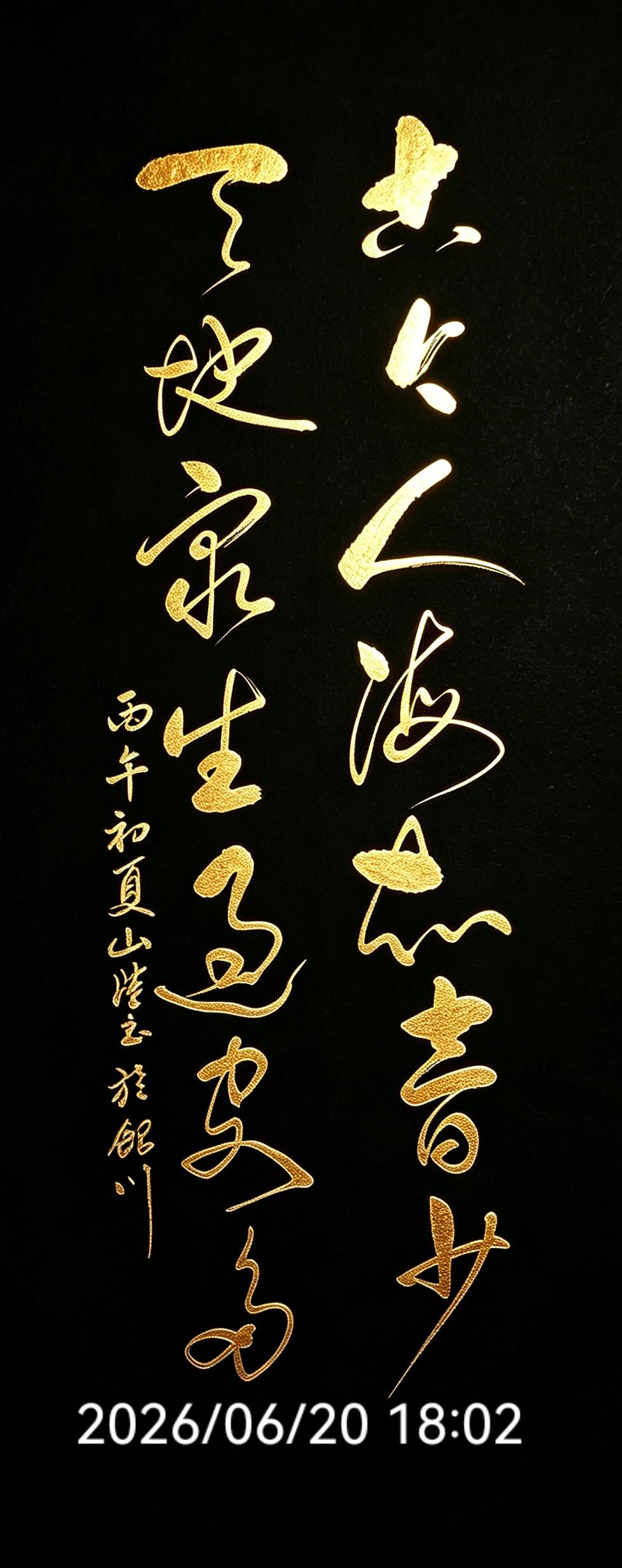 一联草书写尽半生孤独，读懂已是过来人！这幅作品“古今人海知音少，天地众生过客多