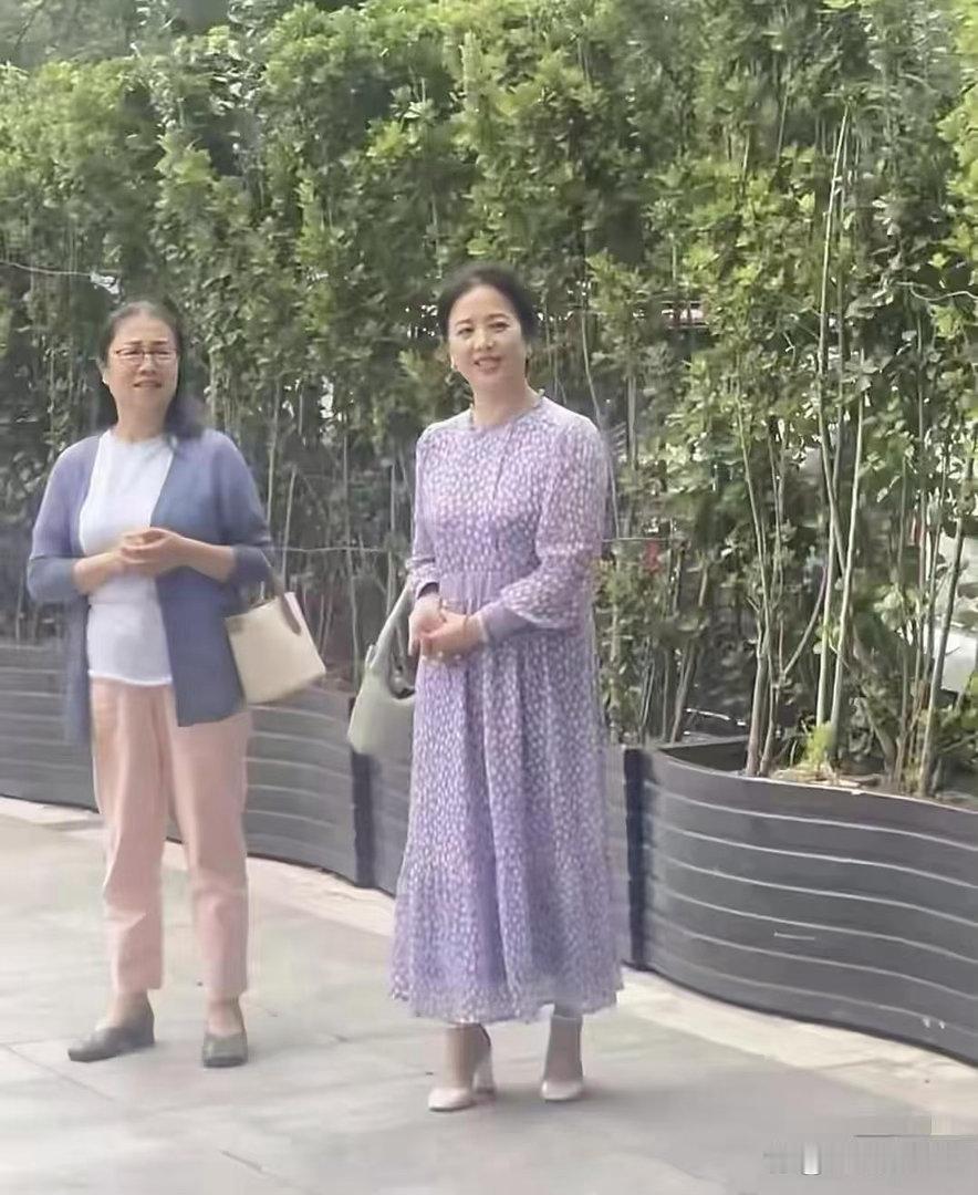 路人偶遇刘亦菲母亲，已是65岁高龄，容颜依旧惊艳，这般状态实在令人羡慕。