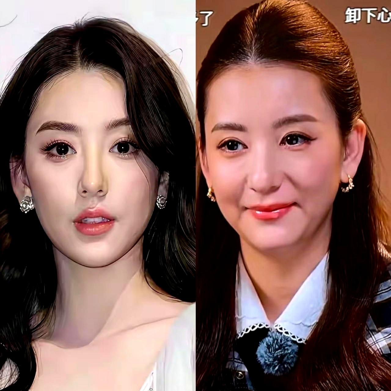 当镜头扫到方媛时，第一反应不是美不美，而是紧绷。和身旁的袁咏仪站一处，一个松弛