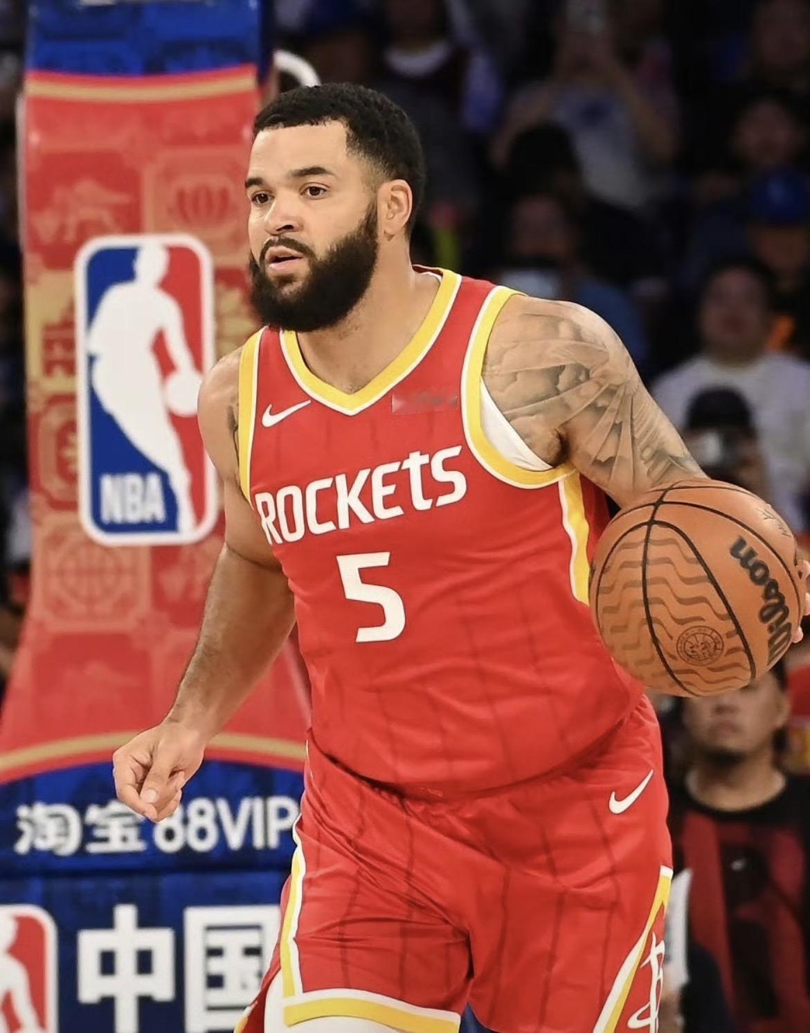 等了523天，火箭终于把进攻打顺了？NBA中国赛，范乔丹一上来就连中3记三分