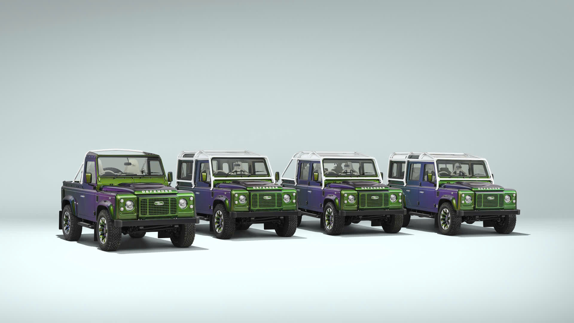 路虎卫士捷豹路虎经典部门（LandRoverClassic）推出四台专属