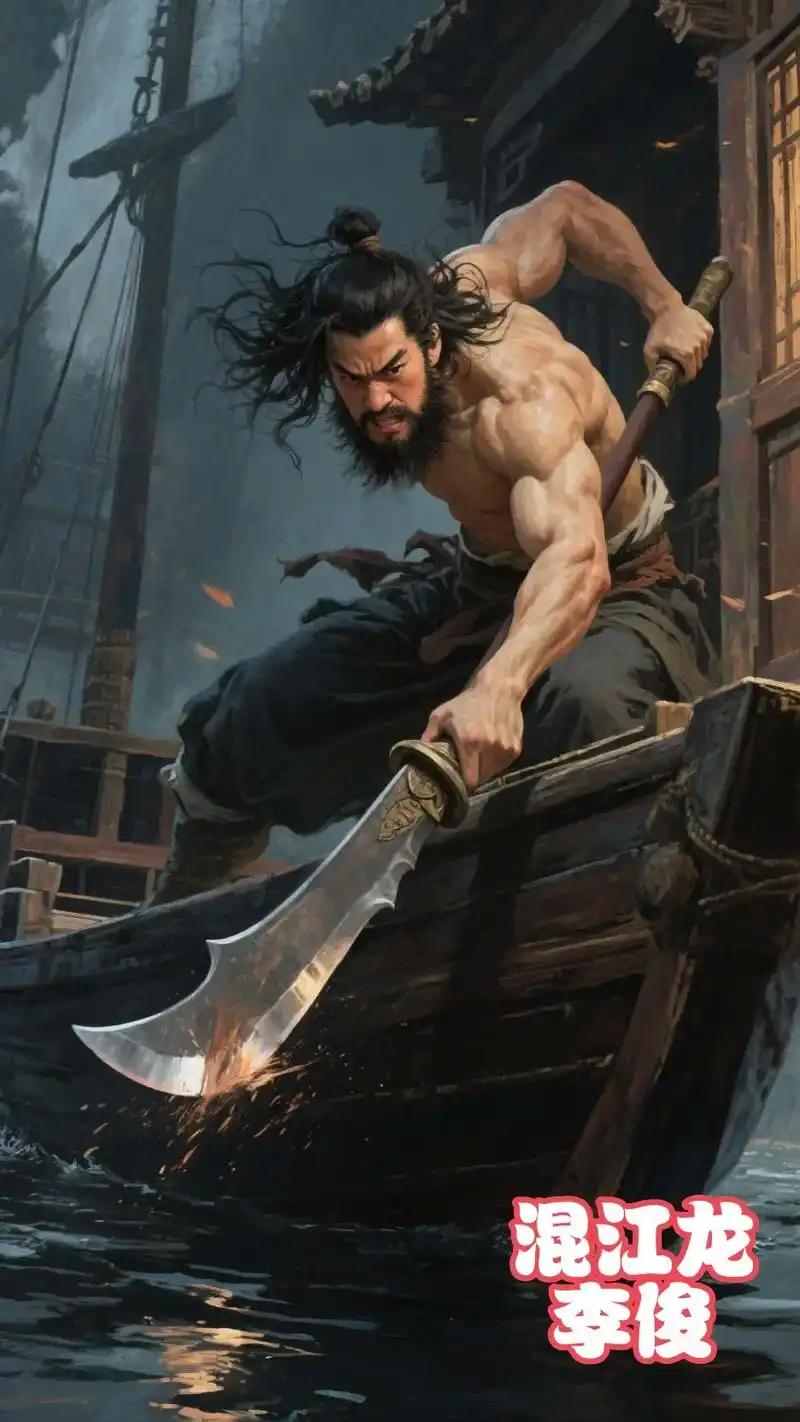 征讨方腊后，李俊开始装病。吴用识破李俊的想法，对宋江说：“哥哥，李俊心机太深，如