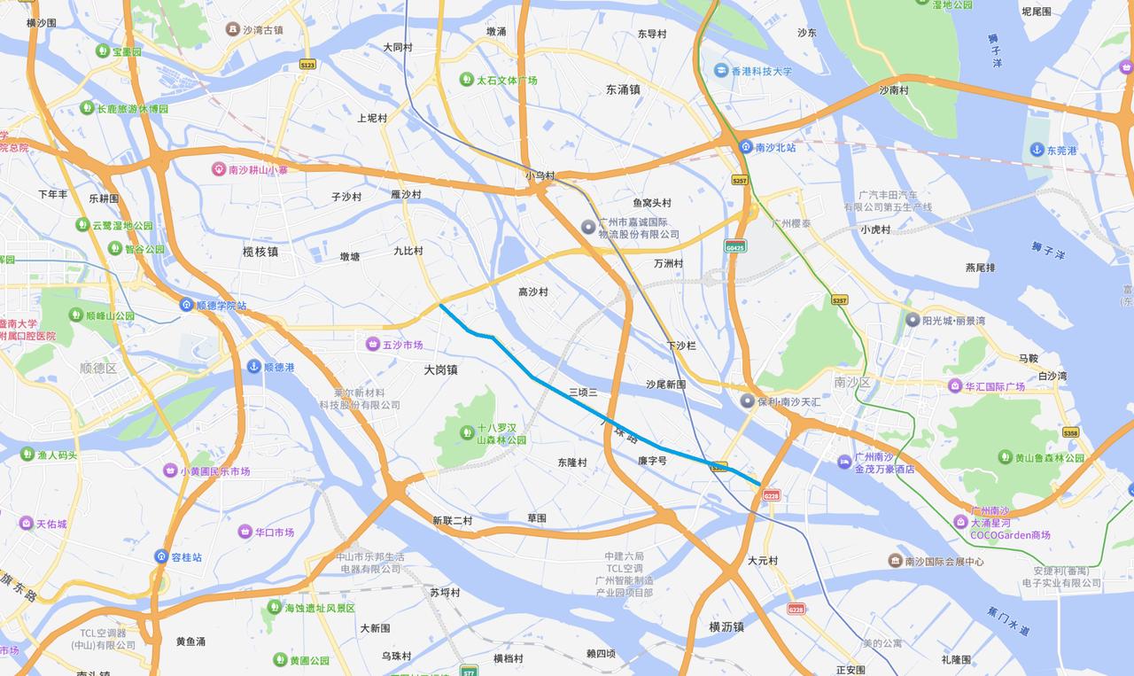 南沙区将投资8.5亿元，扩建S111为双向6车道！广州南沙段S111改扩建工程