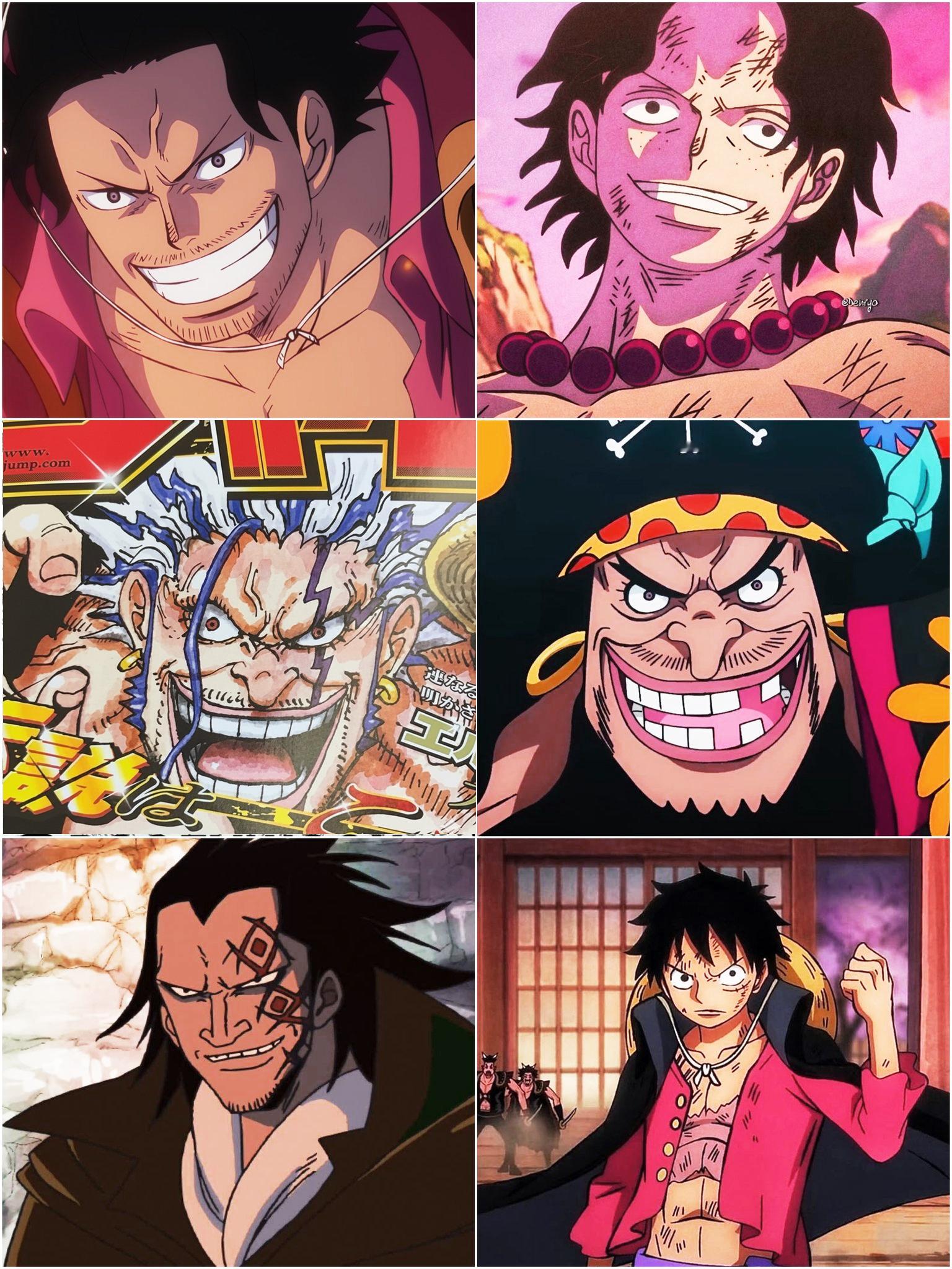 海贼王海贼王除了路飞不像他老爸以外艾斯黑胡子都长得好像父亲啊