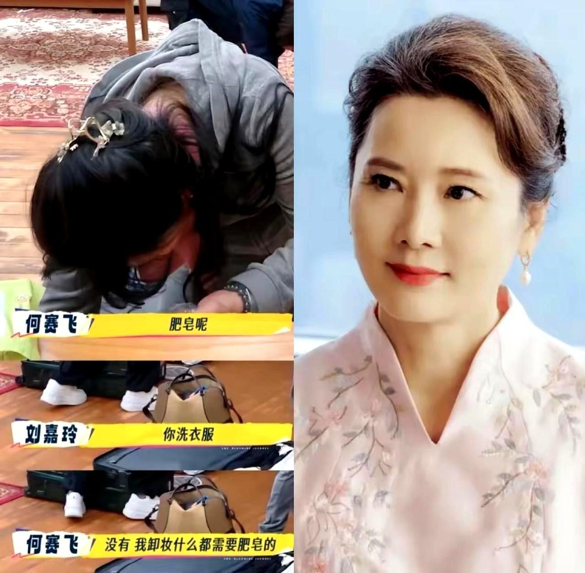 5块钱硫磺皂把脸洗干净,贵妇面霜慌不慌?镜头里,何赛飞把黄澄澄的小肥皂往脸上