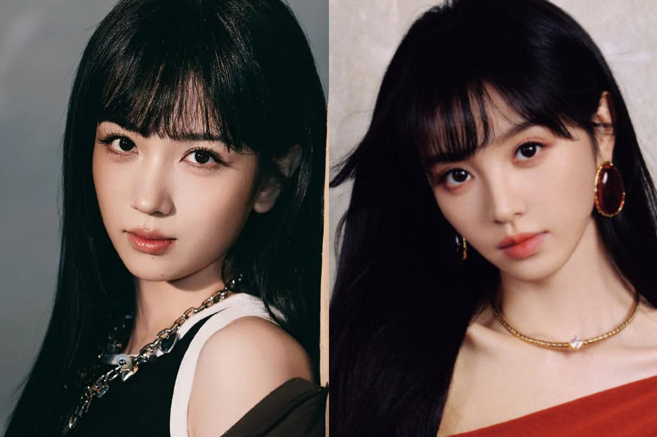 突然发现田曦薇跟代露娃有点像平时两人妆造不同，还没有觉得像，但代露娃换个齐刘