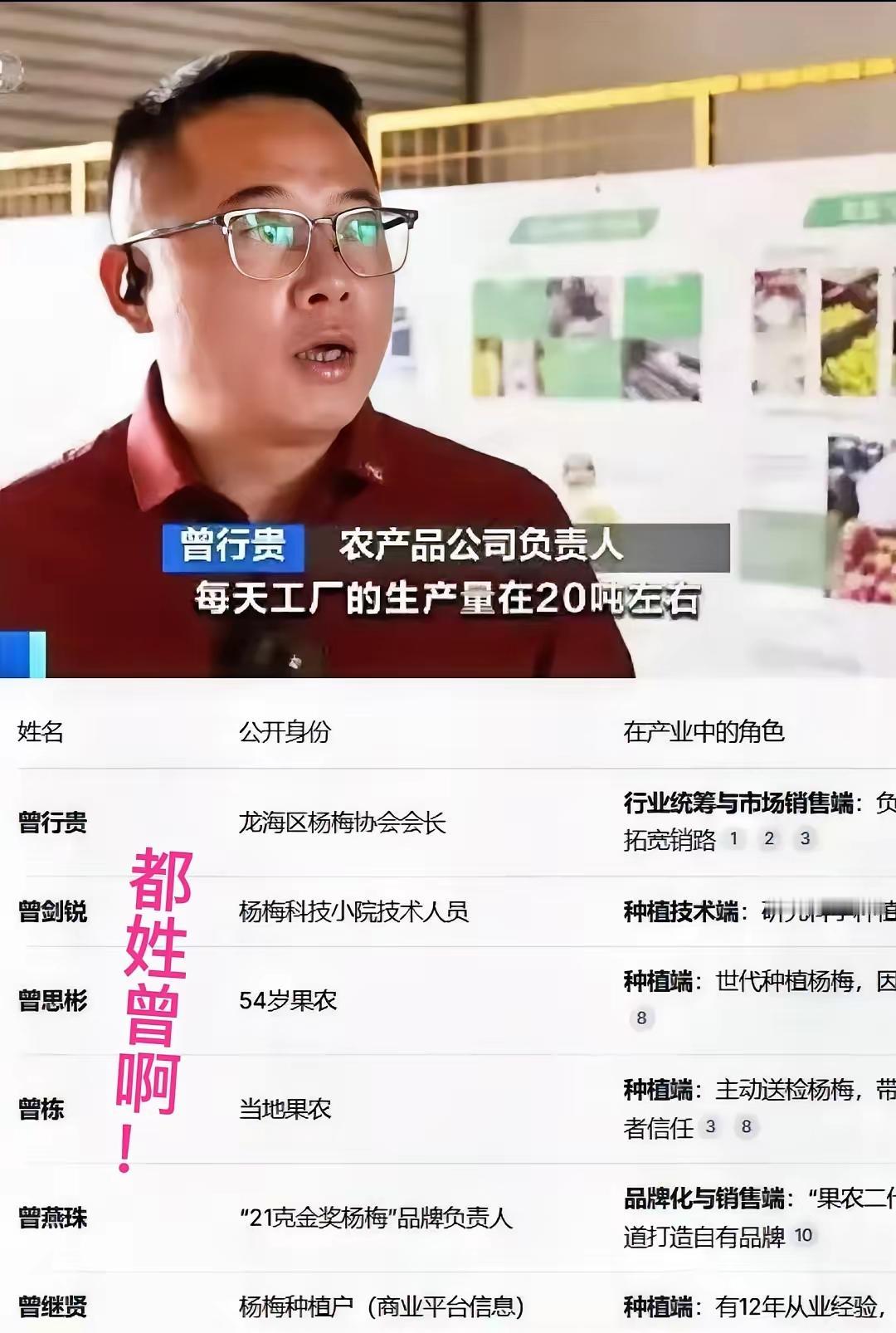 福建杨梅风波里，这位商会会长的真实身份，真的细思极恐！表面上是为农户发声的行业