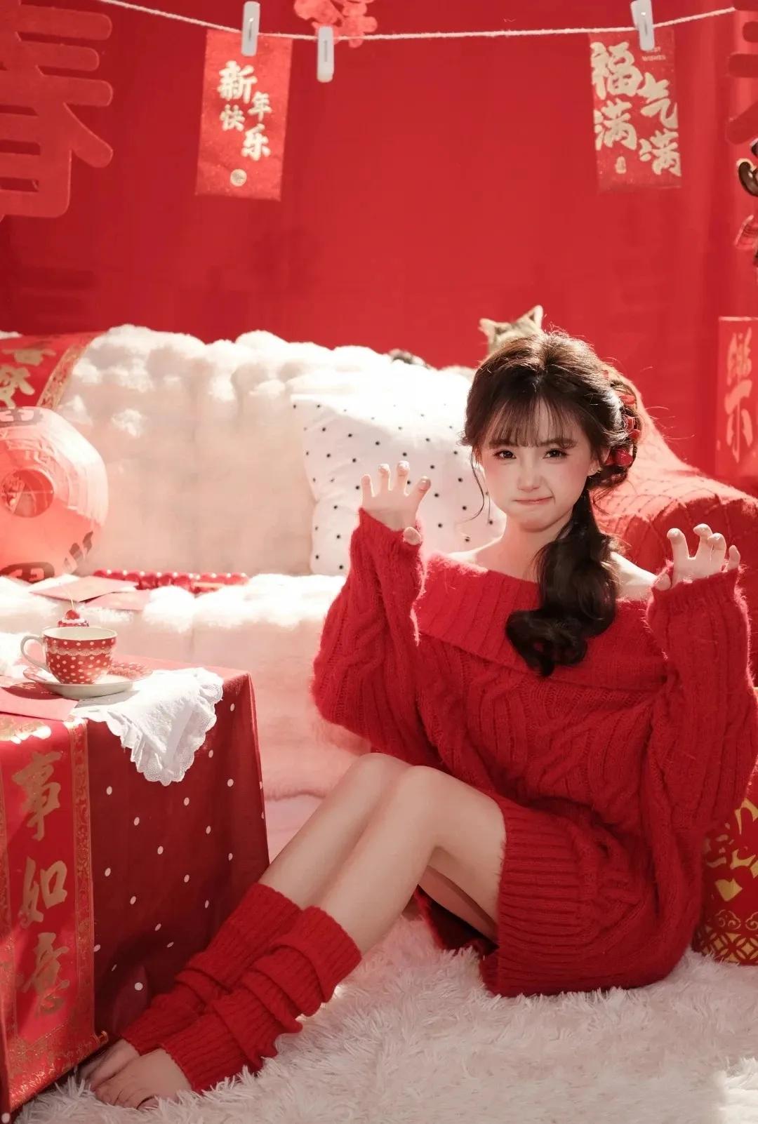 记录生活，分享美的瞬间愿新的一年，红红火火！美少女美景分享