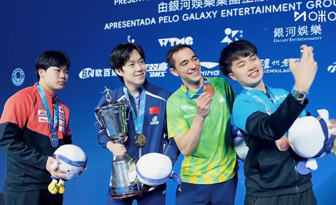 许昕太羡慕了！他说要是把雨果换成他，那就太完美了这下四个都是左手了，这个世