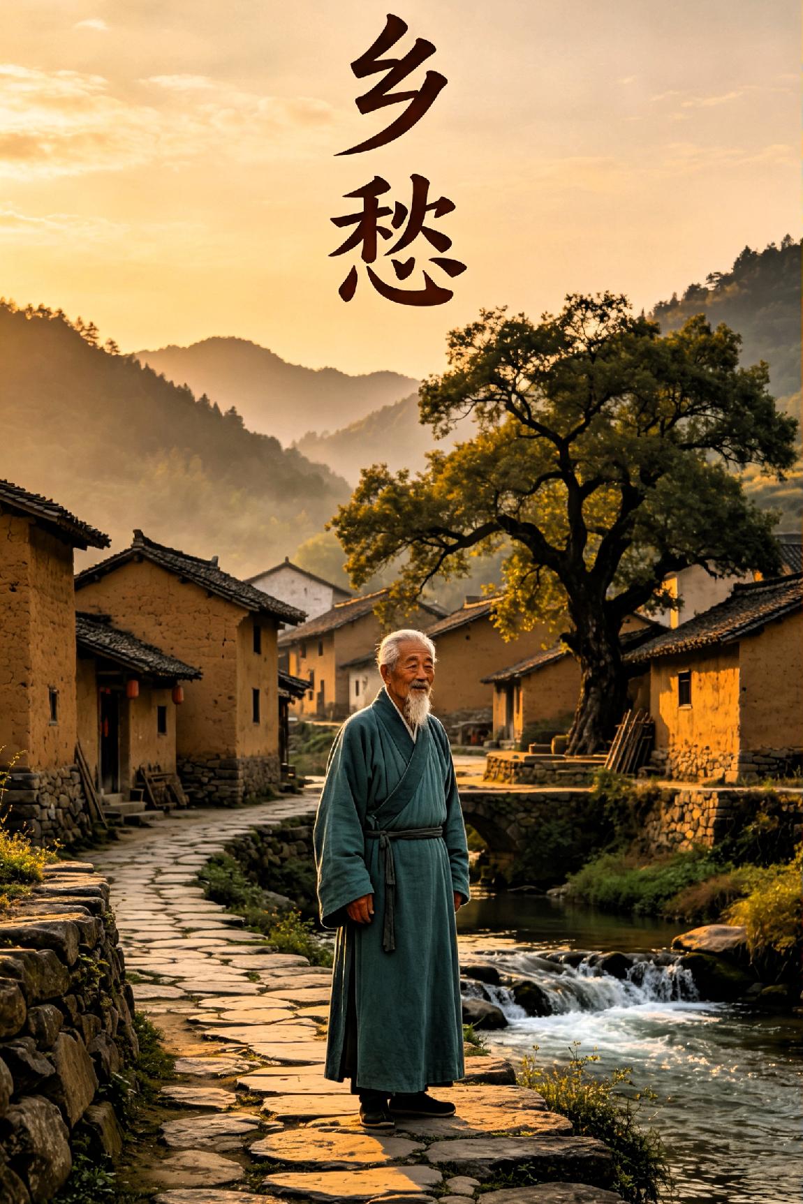 乡愁（七律）孤窗静坐对清秋，万里家山入远眸。云锁故峰千里隔，风催客泪