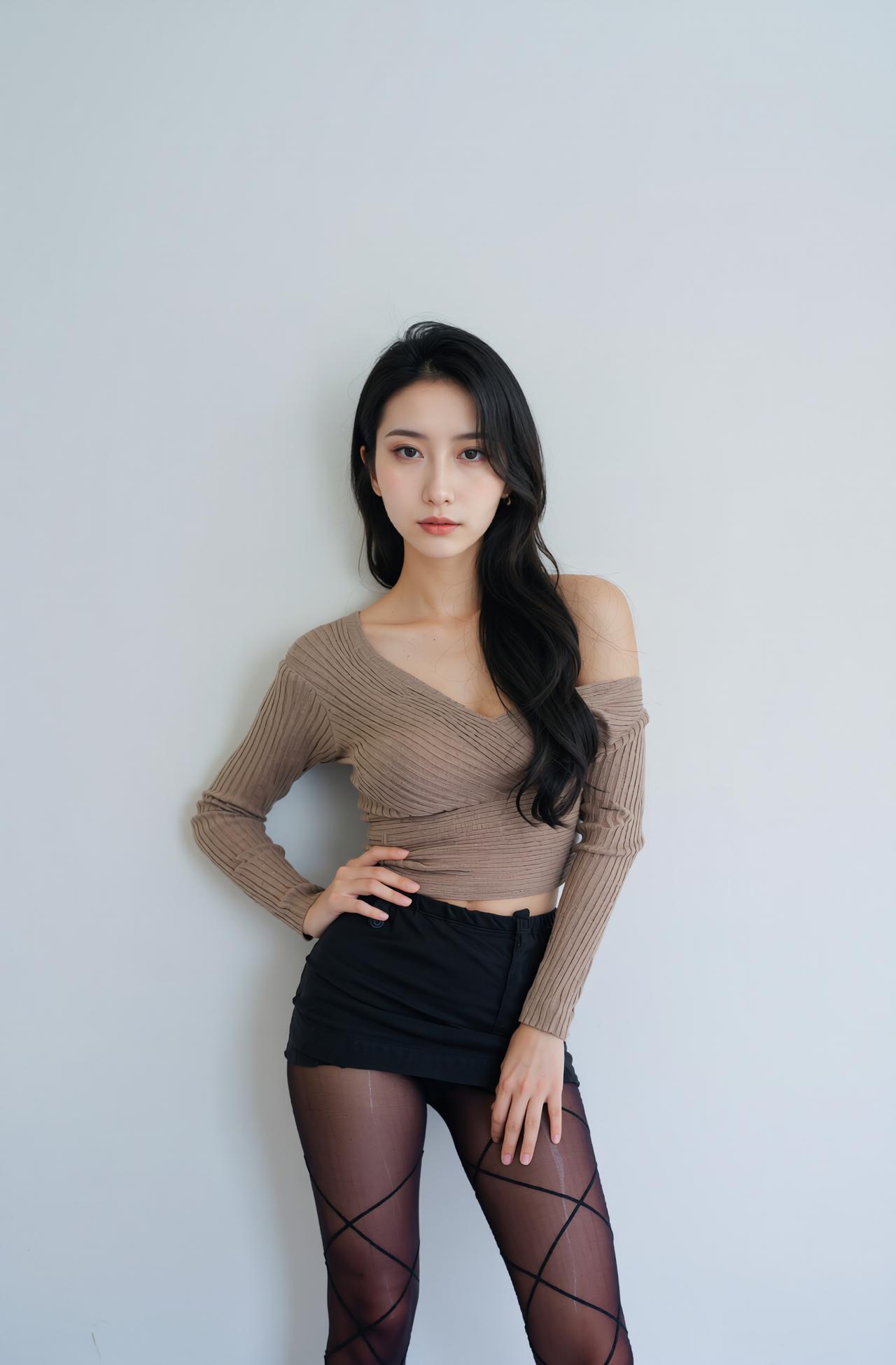 辣妹穿搭好身材好气质超a小姐姐小性感