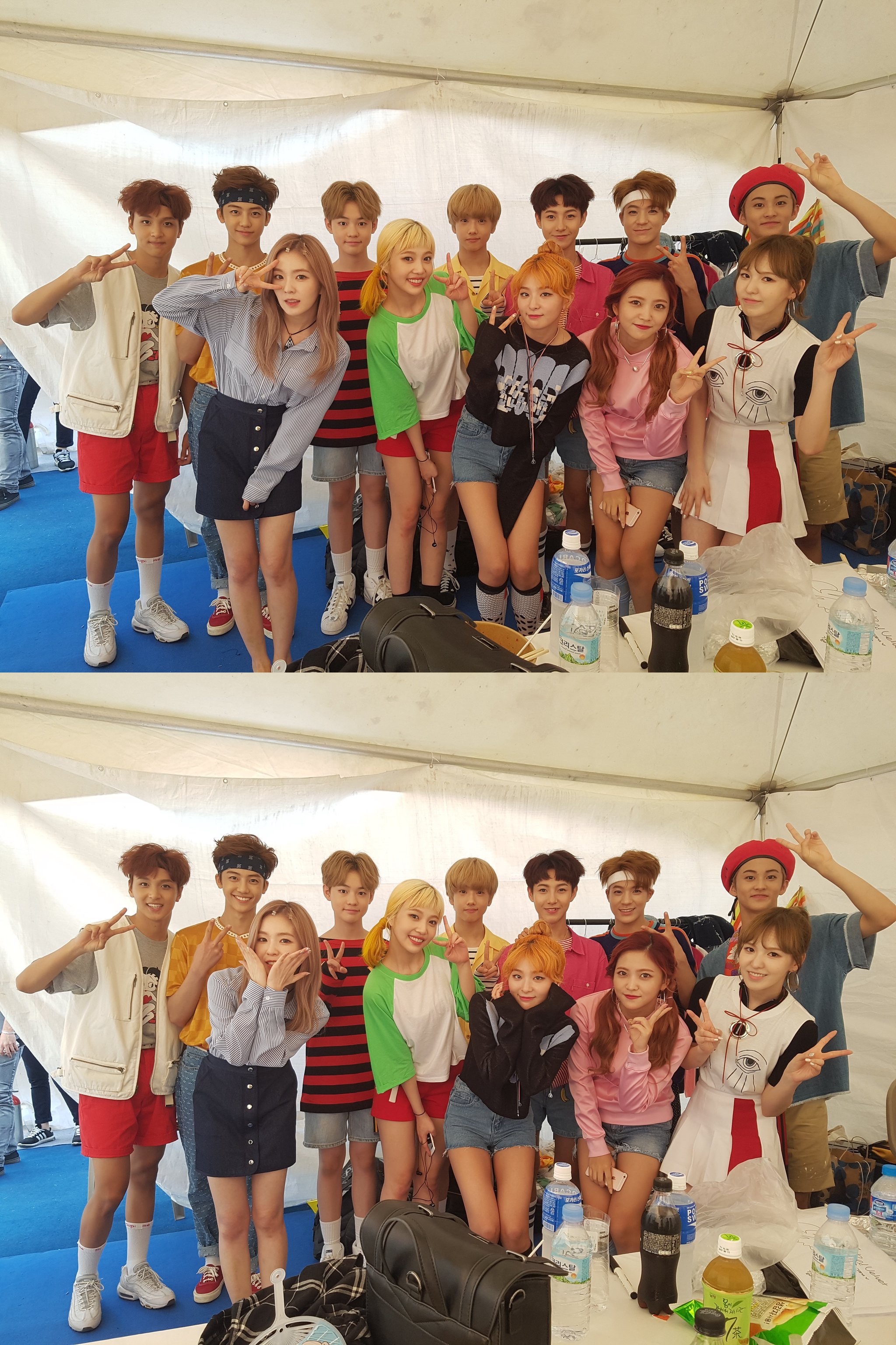 哈哈哈哈哈Joy公开红贝贝和nct梦队2016年合照说是像小学同学合照哈哈哈哈哈