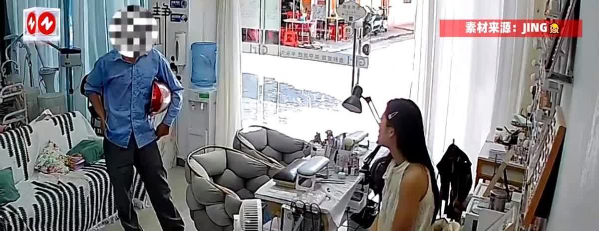 离了个大谱！6月12日，广东阳江，一男子来到街边一家美甲店后，表示自己也