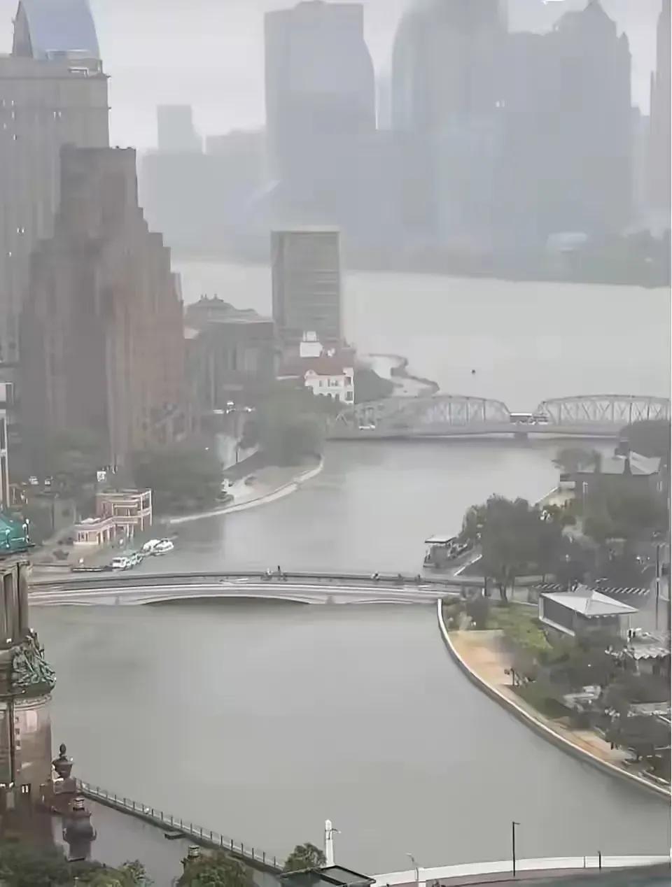 上海好像又快淹了！有网友说：所有的海边城市从此后就会是这般情景，大自然给的“