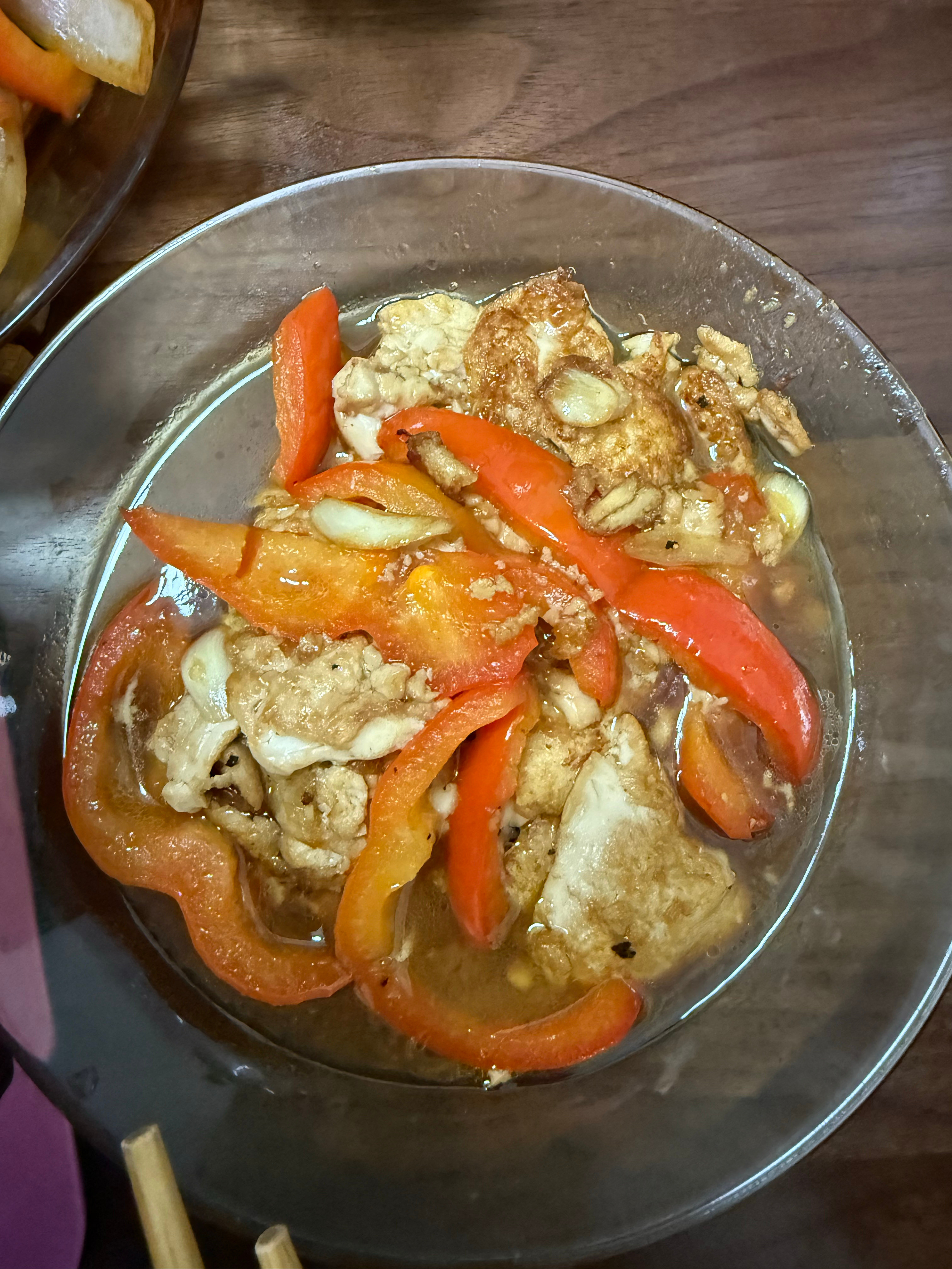 这两天的饮食日常～p1自己手作的恰巴塔，麦香浓浓，手动点赞给到山姆的酸种水晶面包和彩椒，无比适合制作