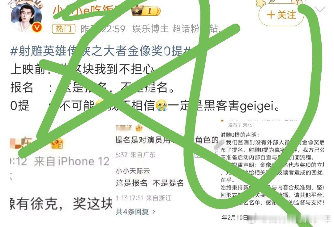 射雕英雄传侠之大者金像奖0提狗狗的配角粉丝在这个热搜里干啥呢？不会是今天看到自家