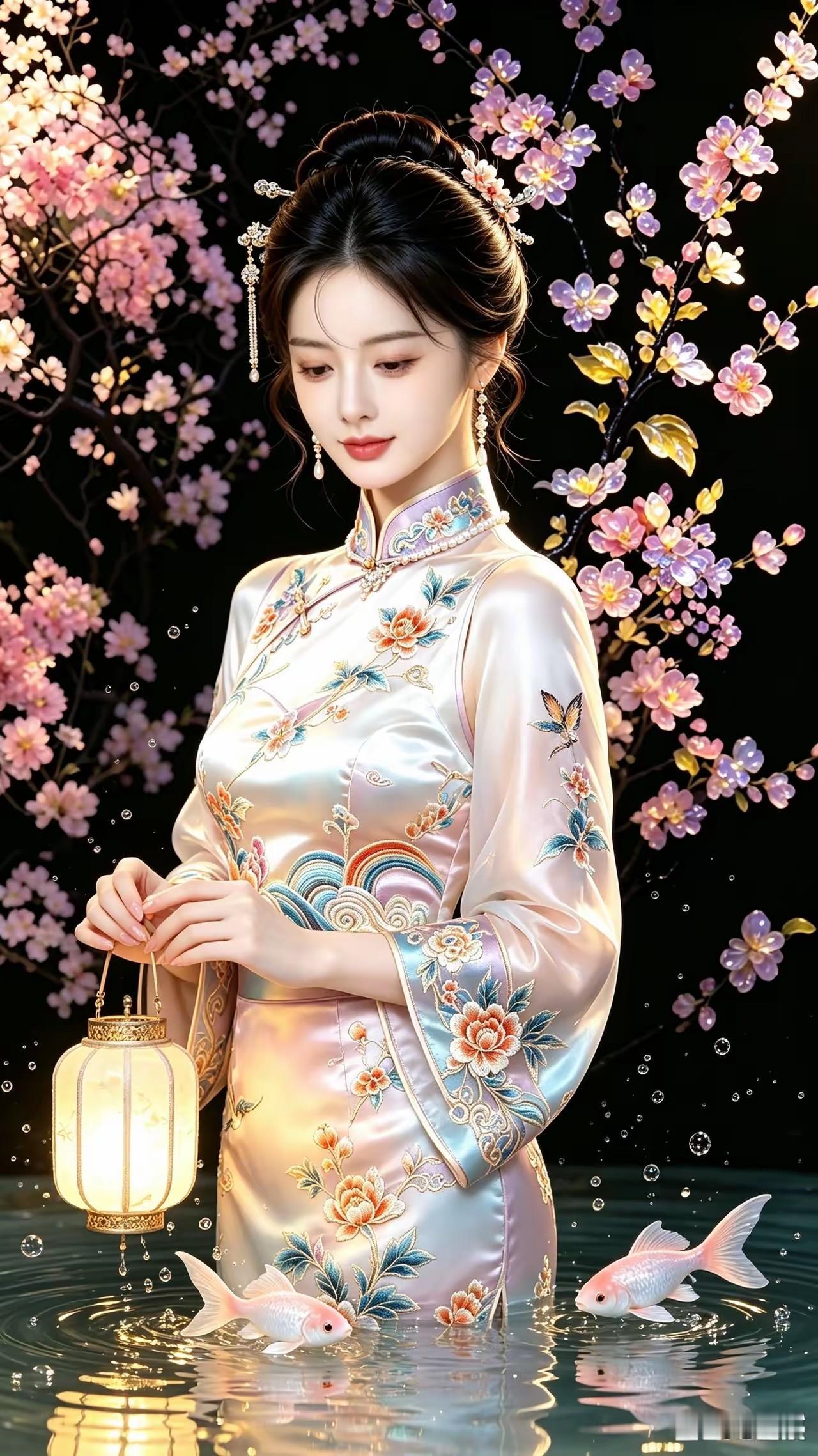 中国旗袍，百看不厌。千种风情，万般妩媚。大家闺秀，小家碧玉。国色天香，国色