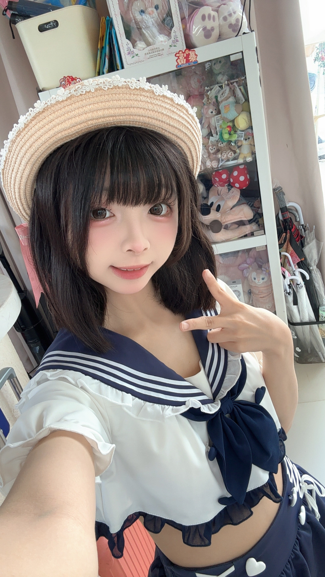 ☀️夏日☀️水着🏝️拍摄的时候好热好热但是好可爱呀（˙³˙）对着拍立得反复