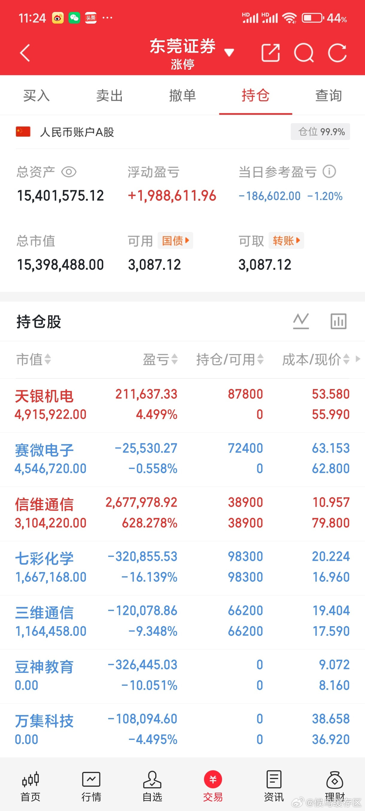 一包烟都抽完了，账户都还是绿的。