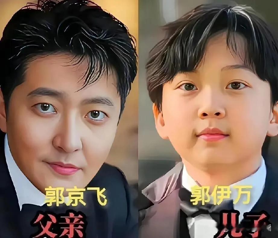 董子健、郭京飞、陈晓：这3位星爸带娃被拍，有人8岁女儿快到肩膀，有人儿子名字藏满