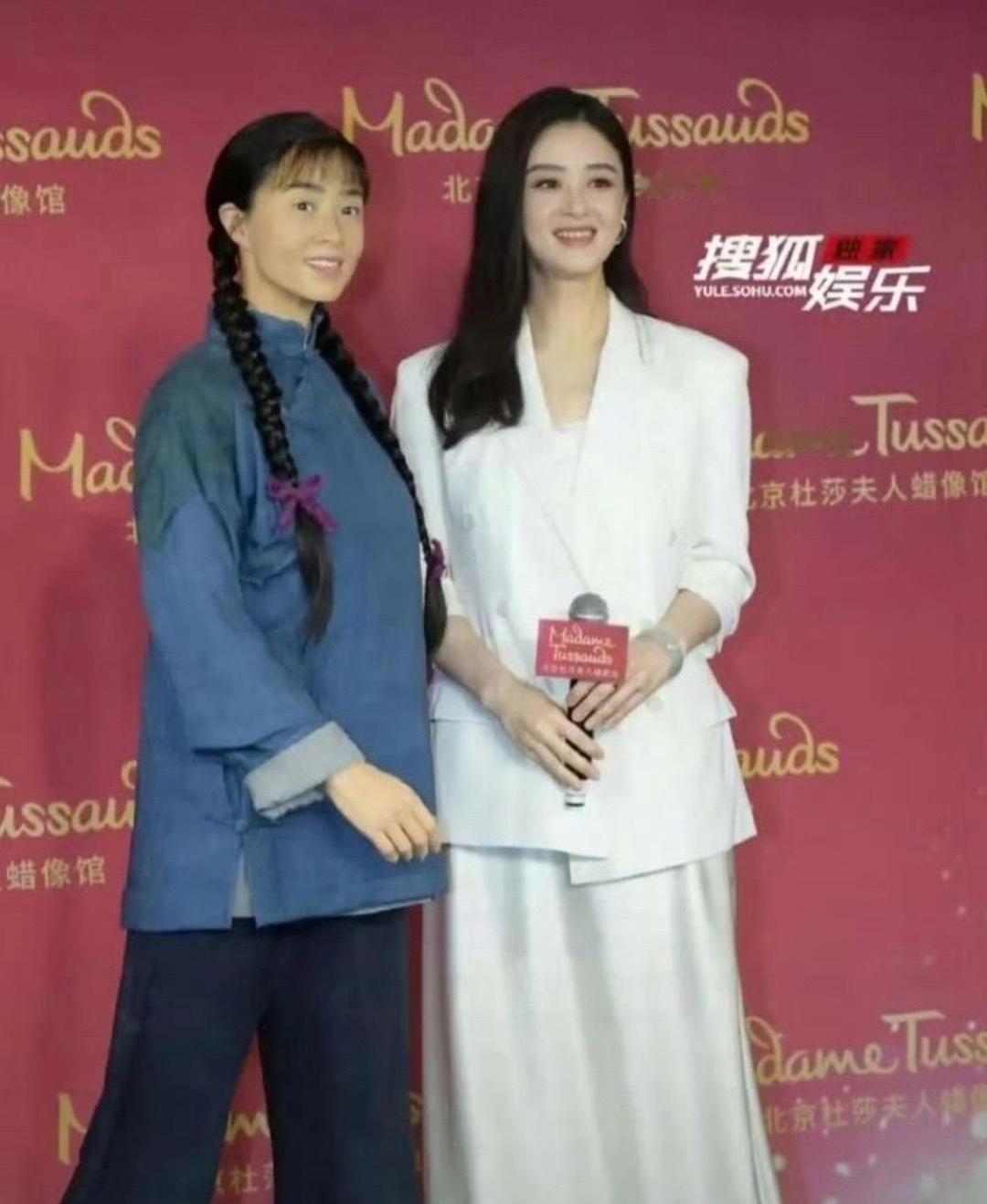 蒋欣那个蜡‏像，﻿⁠怕﻿是所⁠有明星‏里最‍﻿⁠离谱的了，‎真人都⁠‏‏认不﻿‍