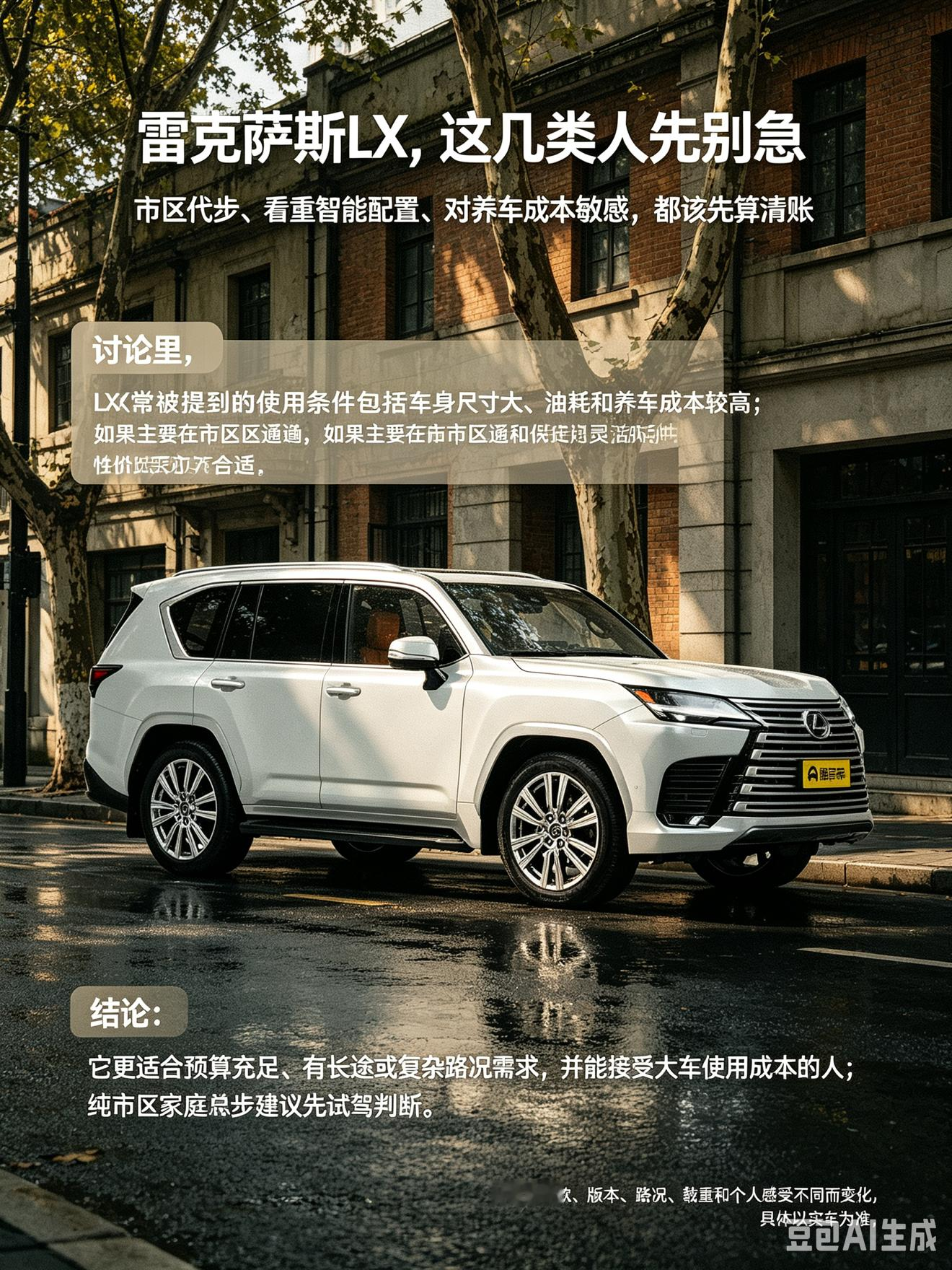雷克萨斯LX，这些人真的先别急入手