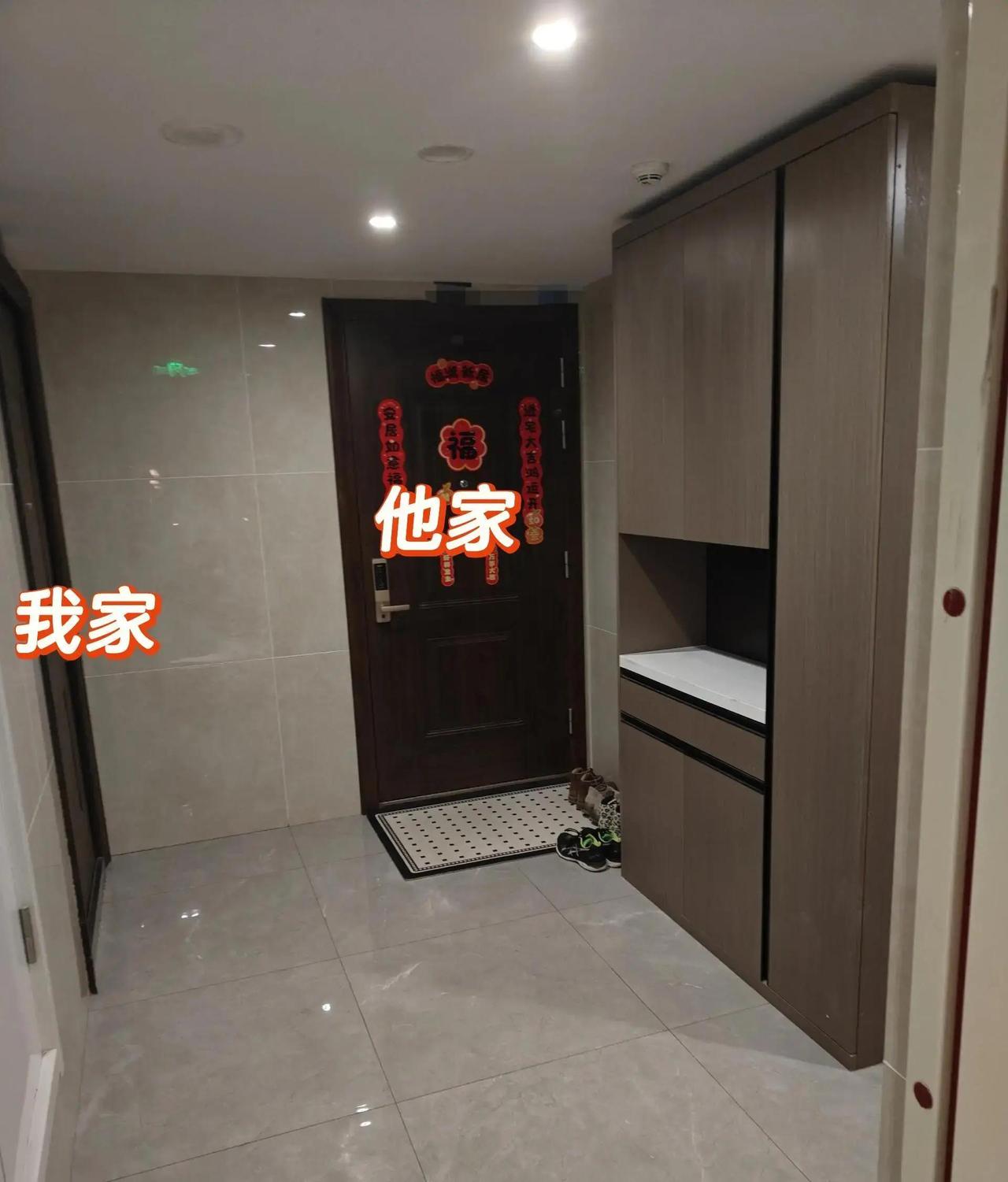 小区隔壁邻居没打招呼就直接在公共过道放了个大鞋柜，物业投诉没反应，消防来看也说不