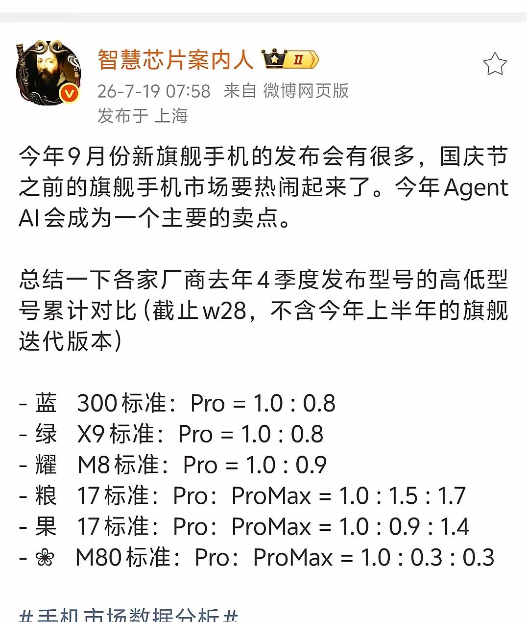 对于当家旗舰，买标准版还是Pro版？标准答案来了！先看看各家旗舰机型标准版和
