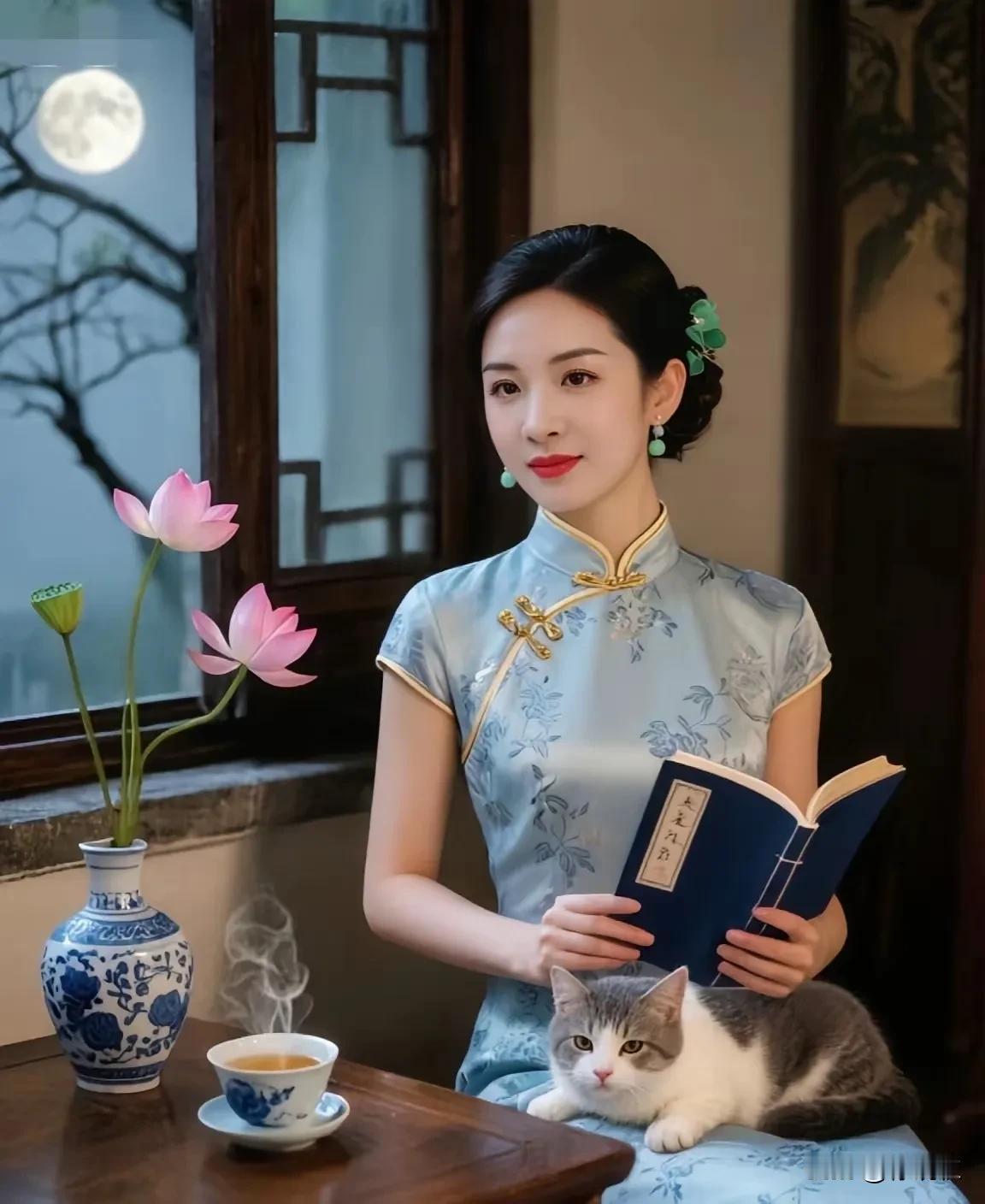 中华文化源远流长，中华旗袍样式多样。端庄典雅，仪态万方。雍容华贵国色天香。