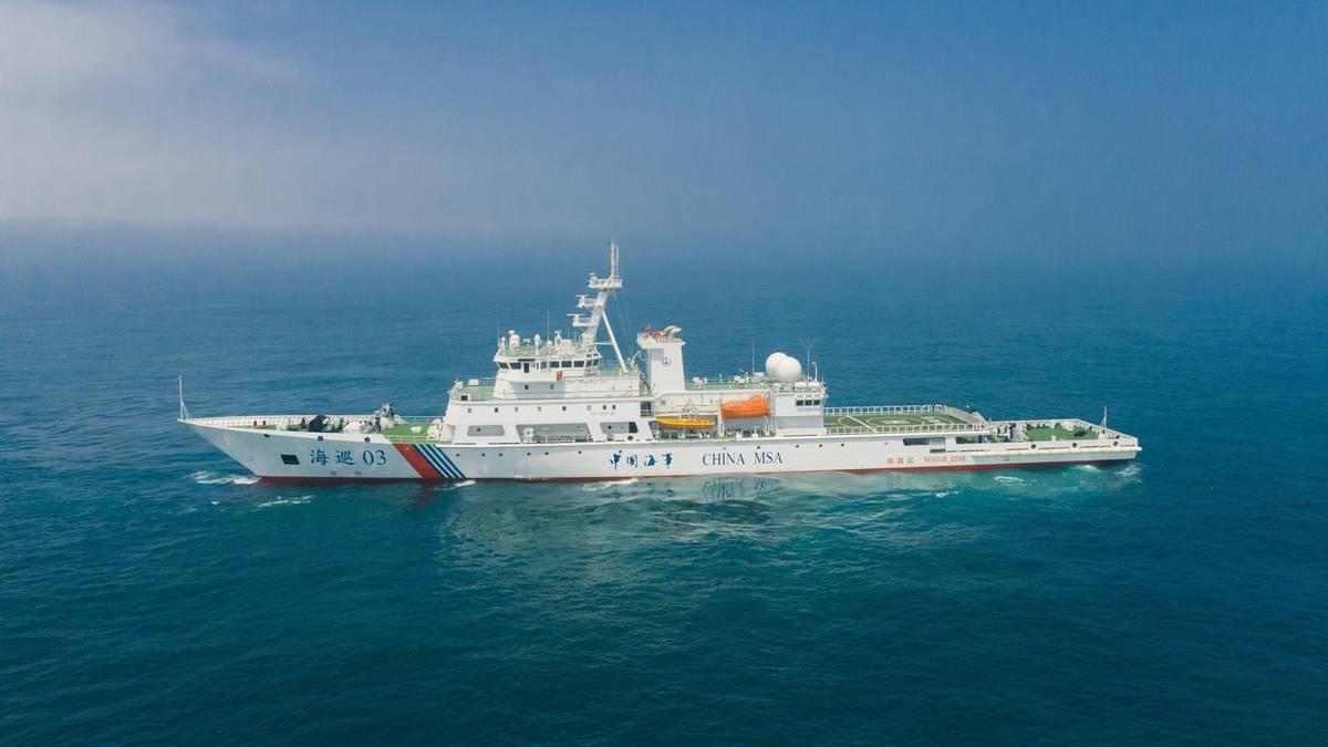 “中国台湾海巡署”这六个字，让台“海巡署”彻底破防了。一场海上通联，却让台湾地区