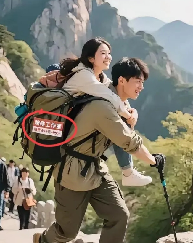 真是活久见，现在赚钱的方式真不少！泰山脚下的大学生就搞了个大动作！00后小伙姑