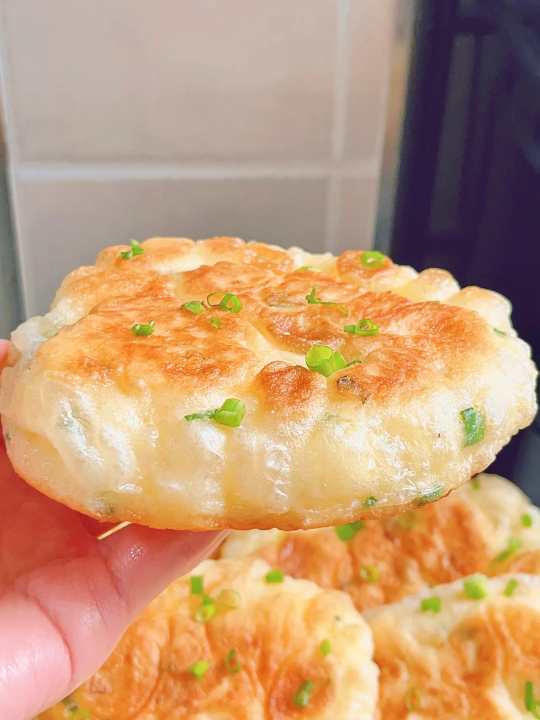 手不揉面，超级无敌好吃的鸡蛋泡泡饼！