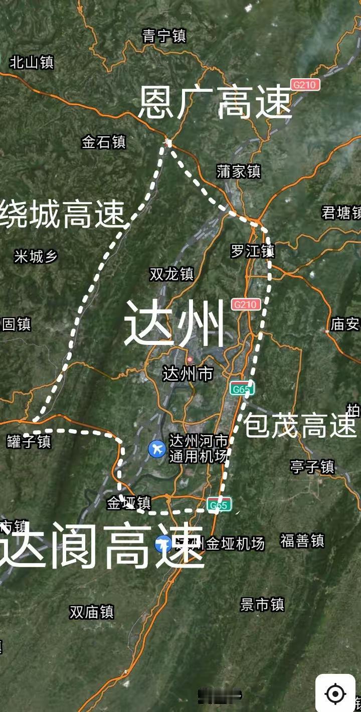 达州在26年就可以实现全域绕城高速闭环，届时过往车辆和来往车流更加合理和便捷，很