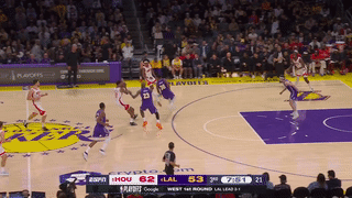 NBA季后赛西部首轮G5火箭在客场99-93击败湖人，杜兰特和东契奇因伤继续休战