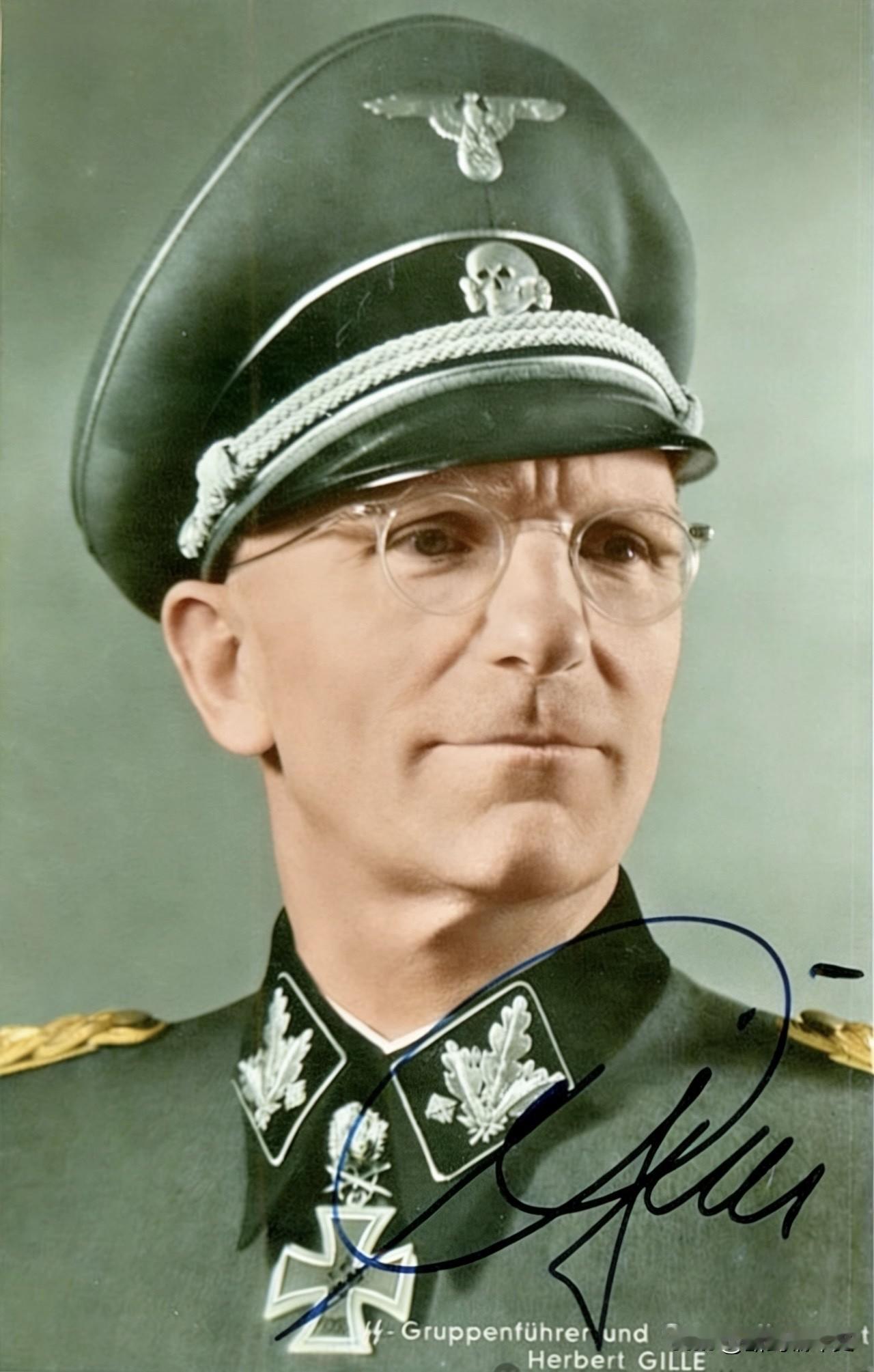 赫伯特·奥托·吉勒（1897—1966），党卫军副总指挥（上将），武装党卫军第5