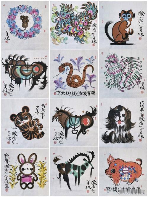 十二生肖人生寄语1、鼠——早年机灵，中年稳，晚年有福2、牛——早年吃苦，