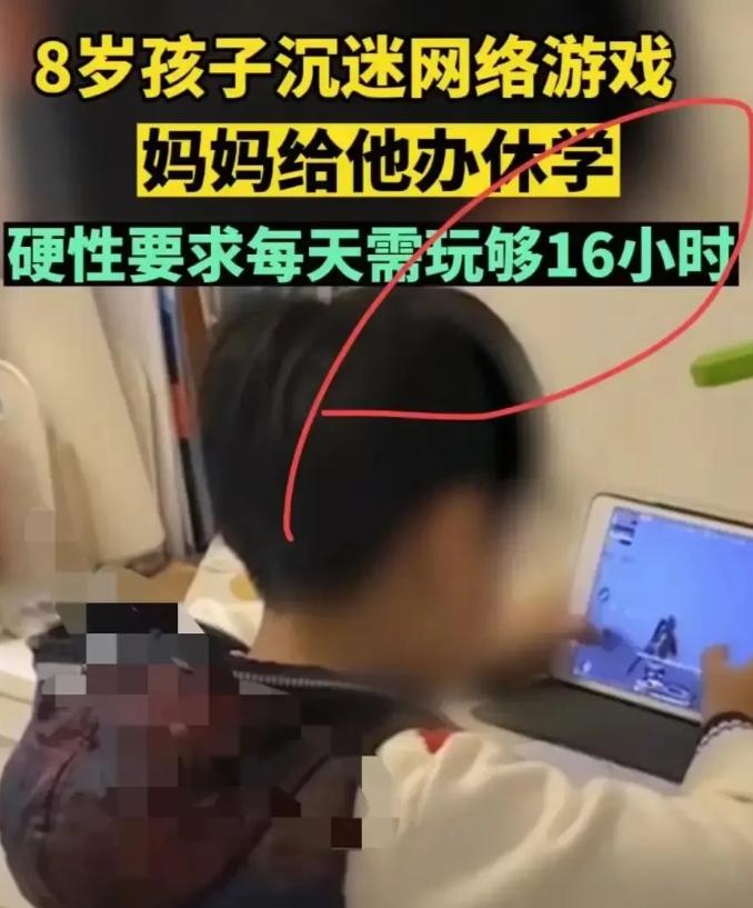 解释不清了！湖北武汉，一个8岁孩子迷上手机游戏，家里不打不骂，干脆给他办了休学，