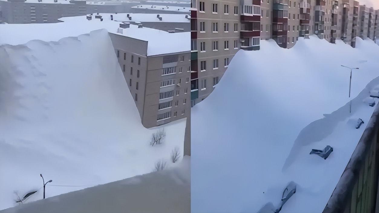 俄罗斯九层楼高的暴雪是假的？俄罗斯远东地区遭遇罕见极端暴雪，网上爆出积雪有9