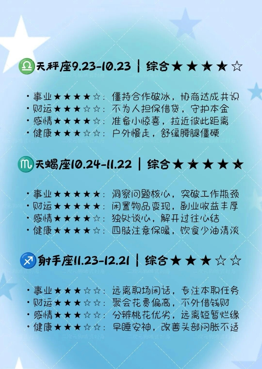 十二星座明日6.29运势（注意事项）